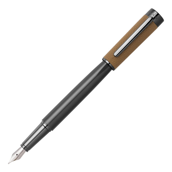 Hugo Boss Corium Fountain Pen Camel