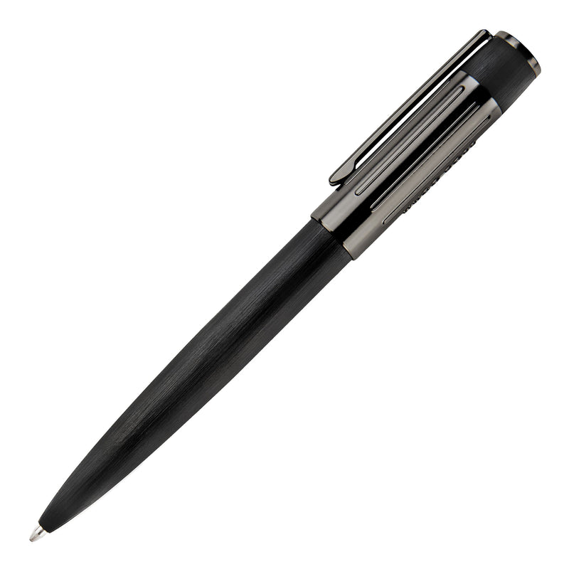 Hugo Boss Gear Ribs Ballpoint Pen Black