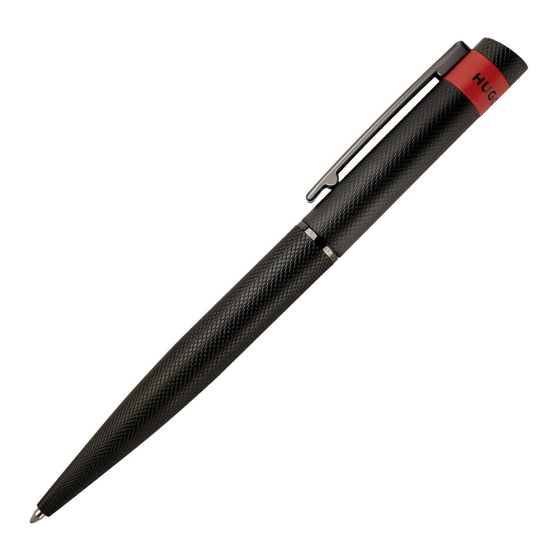 Hugo Boss Loop Diamond Ballpoint Pen Black