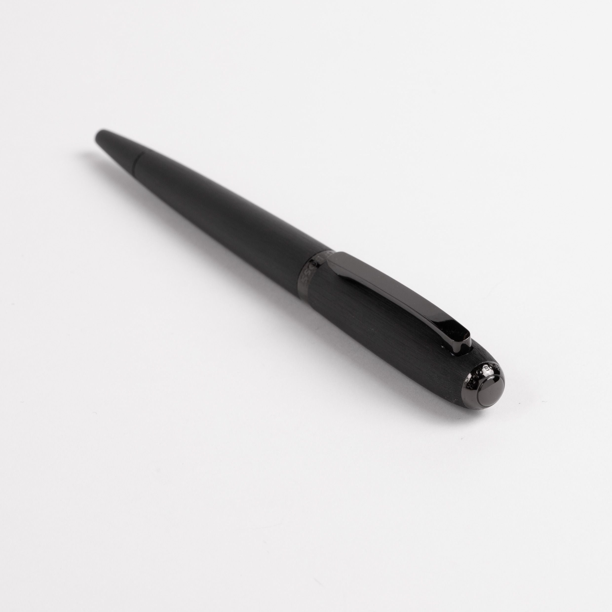 Contour Brushed Ballpoint Pen Black