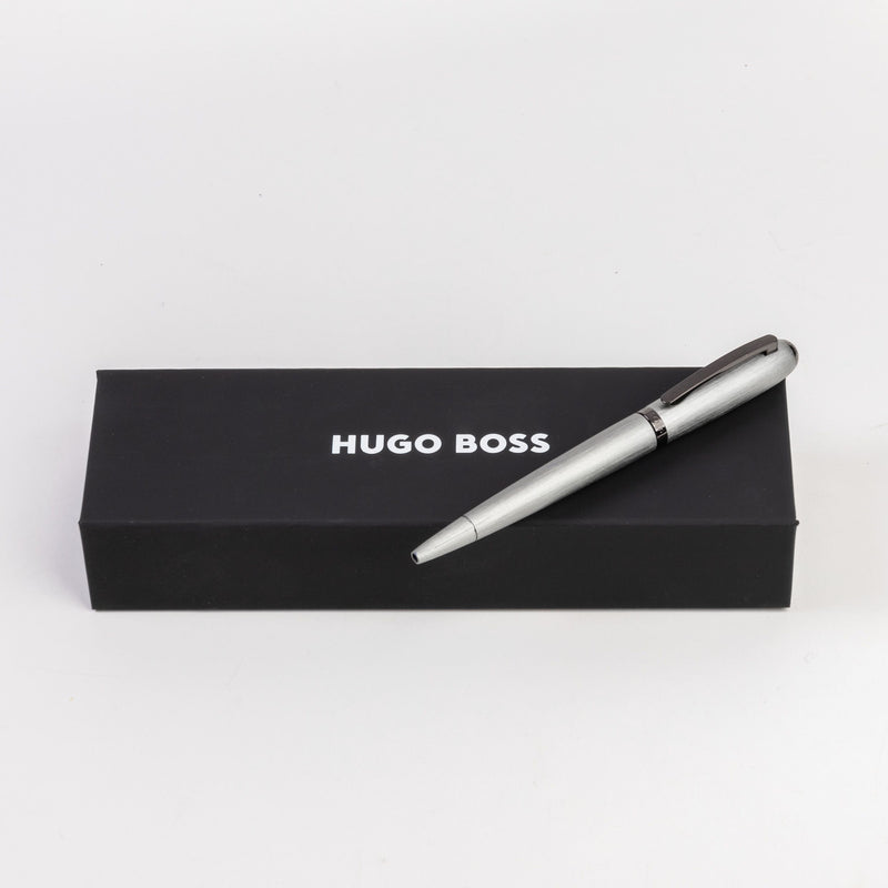 Hugo Boss Contour Brushed Ballpoint Pen Chrome