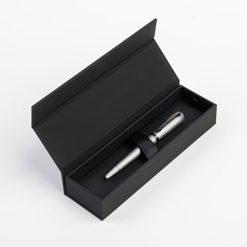 Hugo Boss Contour Brushed Ballpoint Pen Chrome