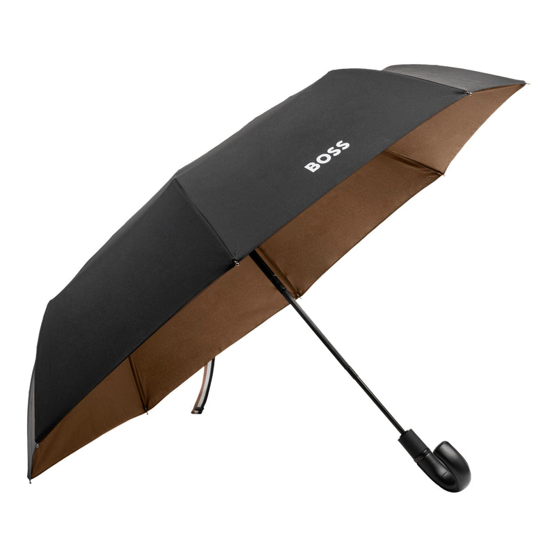 Hugo Boss Umbrella Iconic Black Pocket
