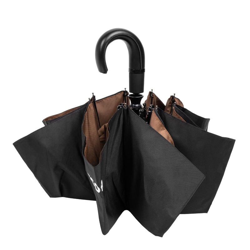 Hugo Boss Umbrella Iconic Black Pocket