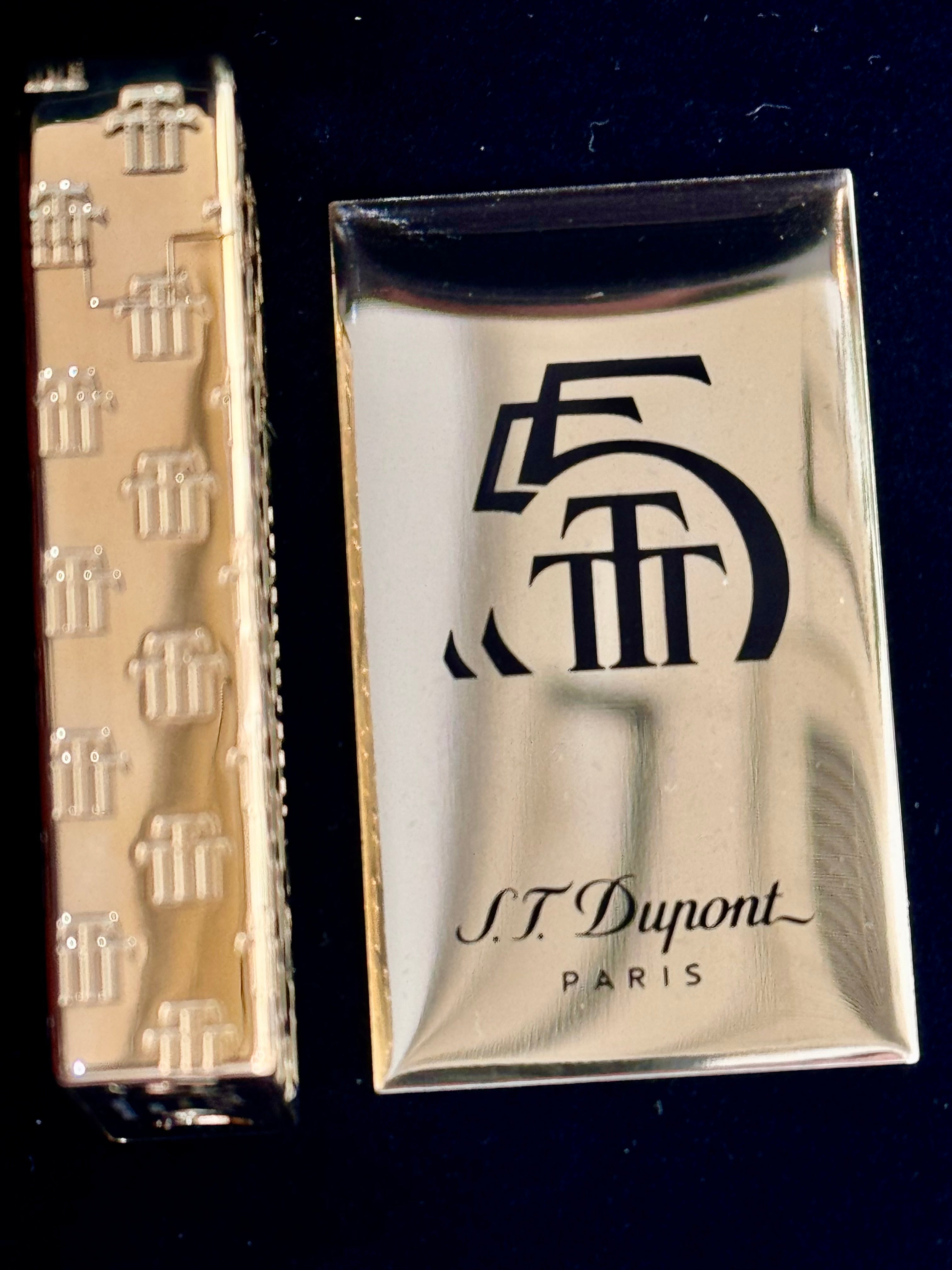 S.T. Dupont Le Grand Chrome Trinidad 55th Anniversary Celebration Gold C23077