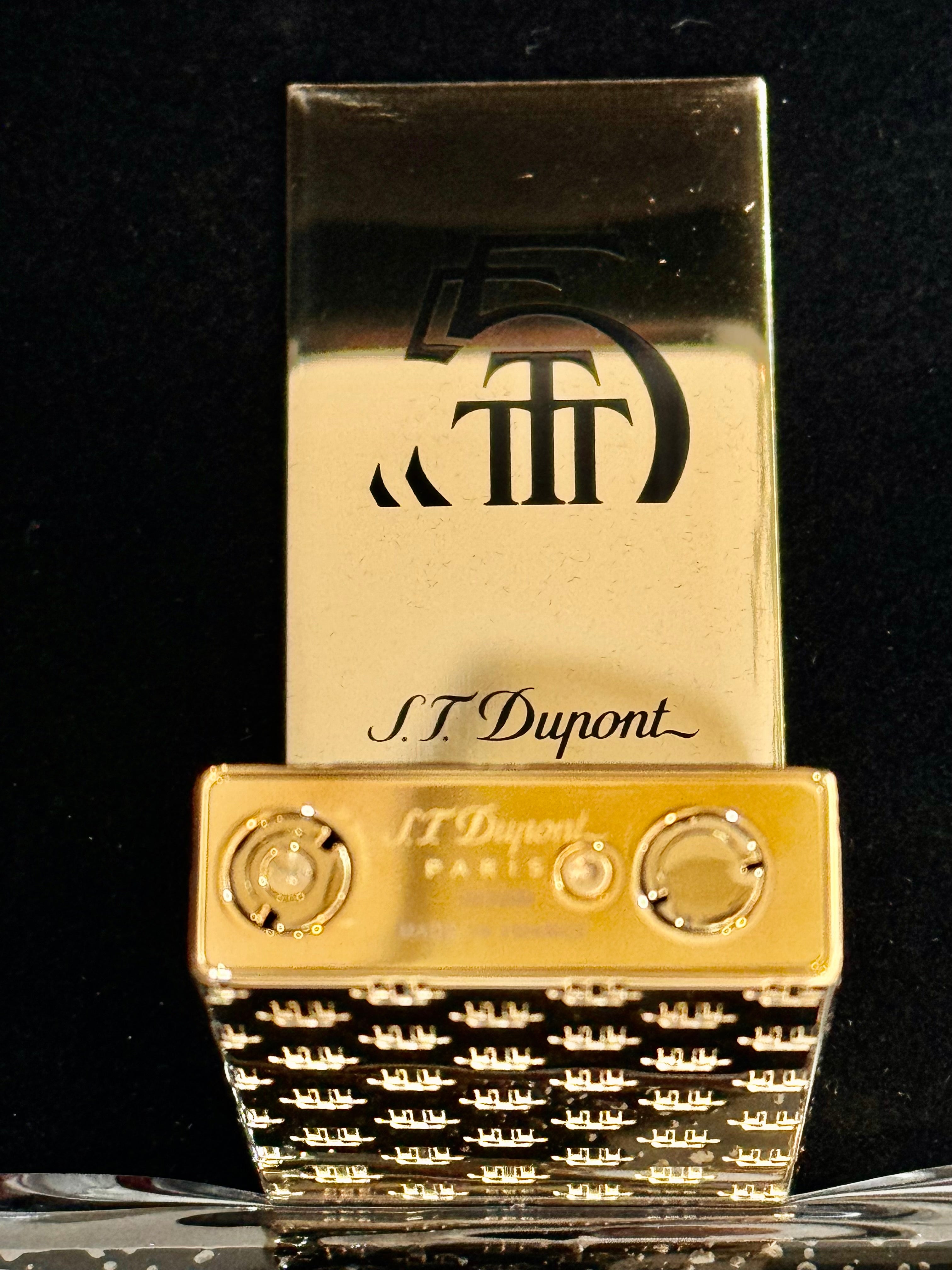 S.T. Dupont Le Grand Chrome Trinidad 55th Anniversary Celebration Gold C23077