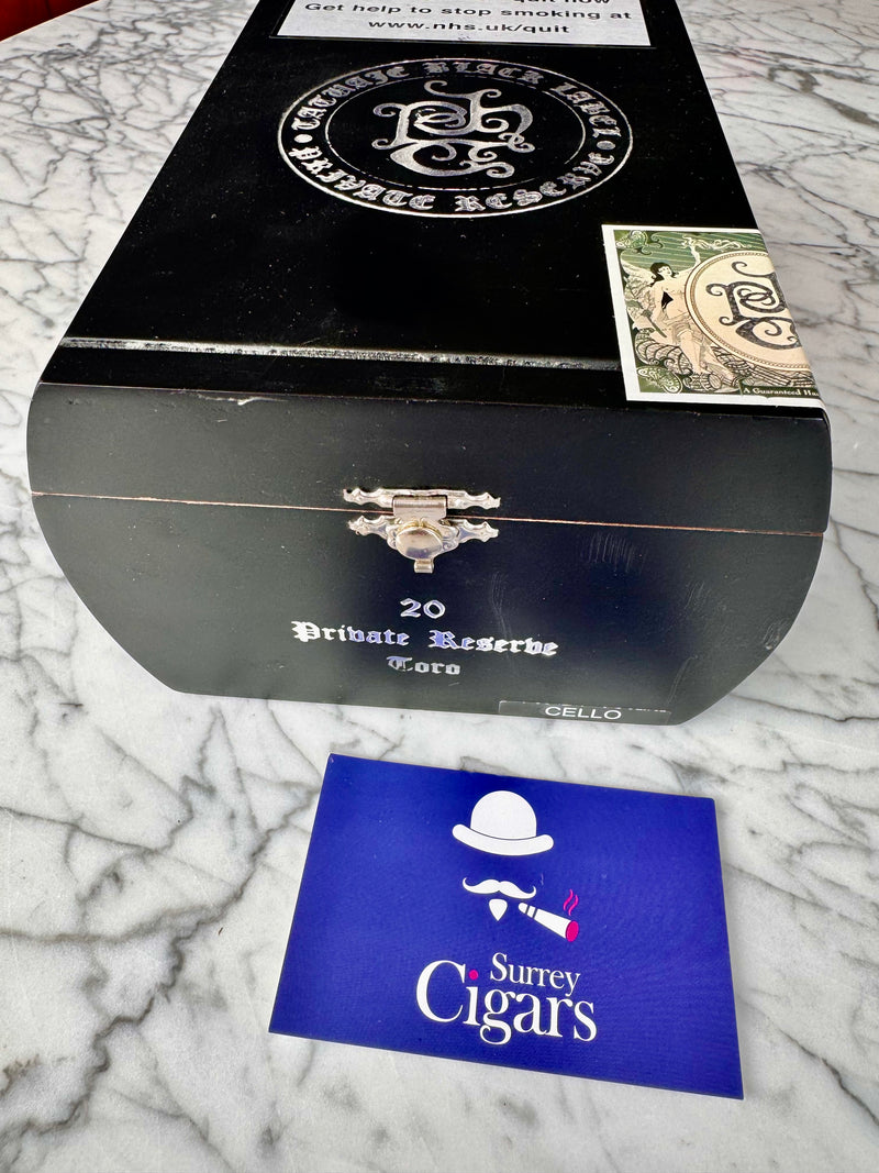 Tatuaje Black Label Private Reserve Toro - Special limited production of only 1000 boxes