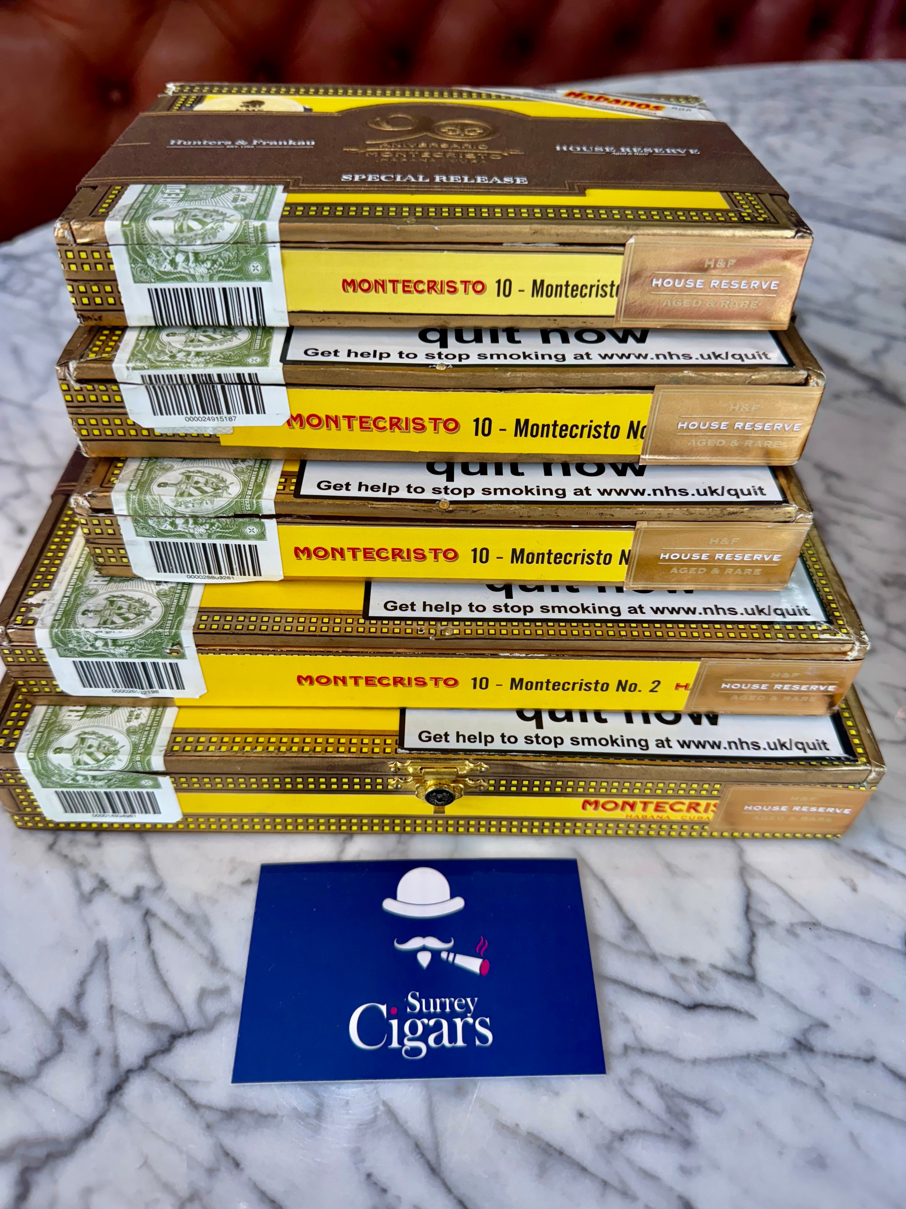 Montecristo 90th Anniversary Special Reserve Release by Hunters & Frankau 50 x Cigars Bundle.  ONLY 2 AVAILABLE