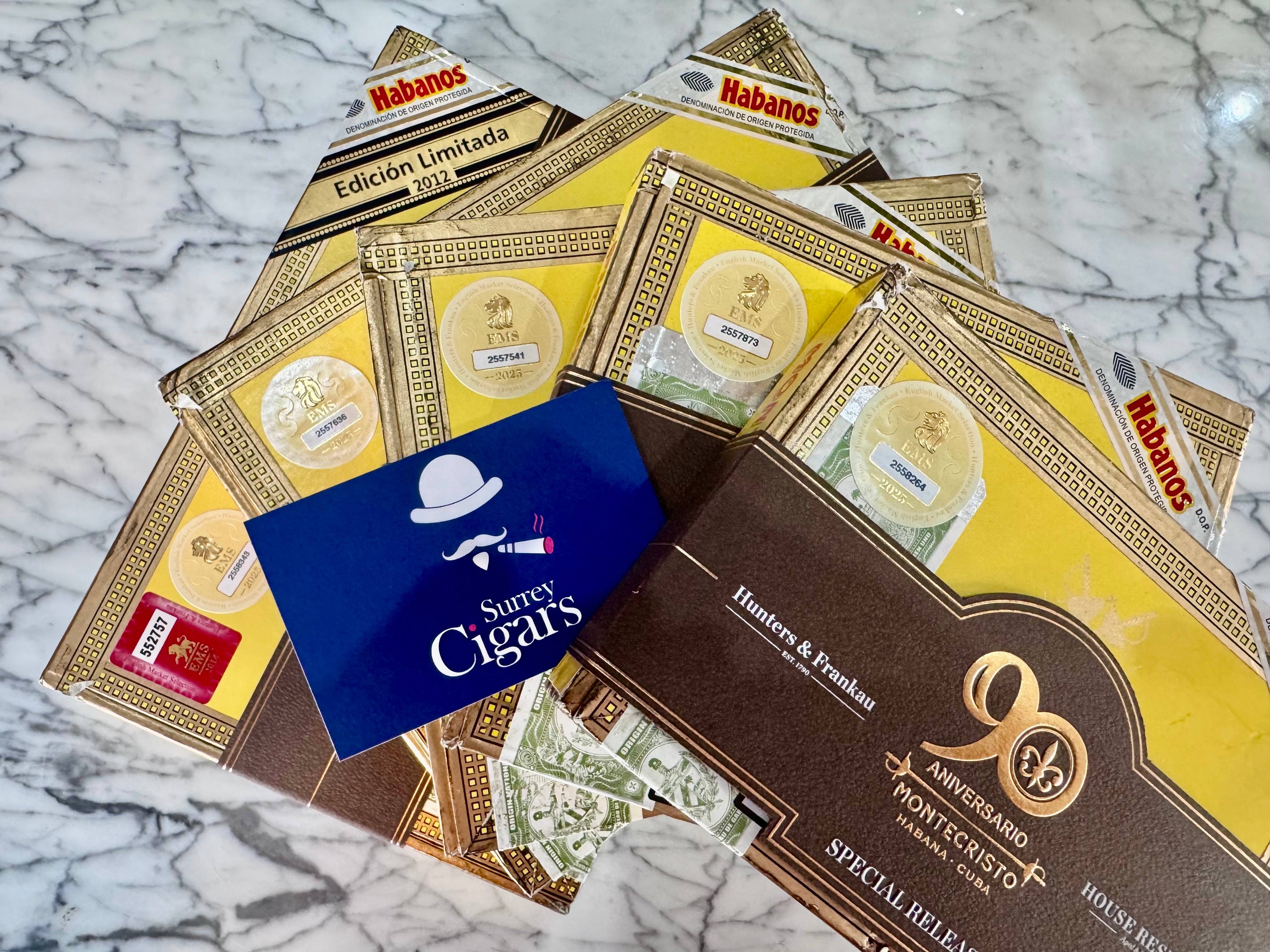 Montecristo 90th Anniversary Special Reserve Release by Hunters & Frankau 50 x Cigars Bundle.  ONLY 2 AVAILABLE