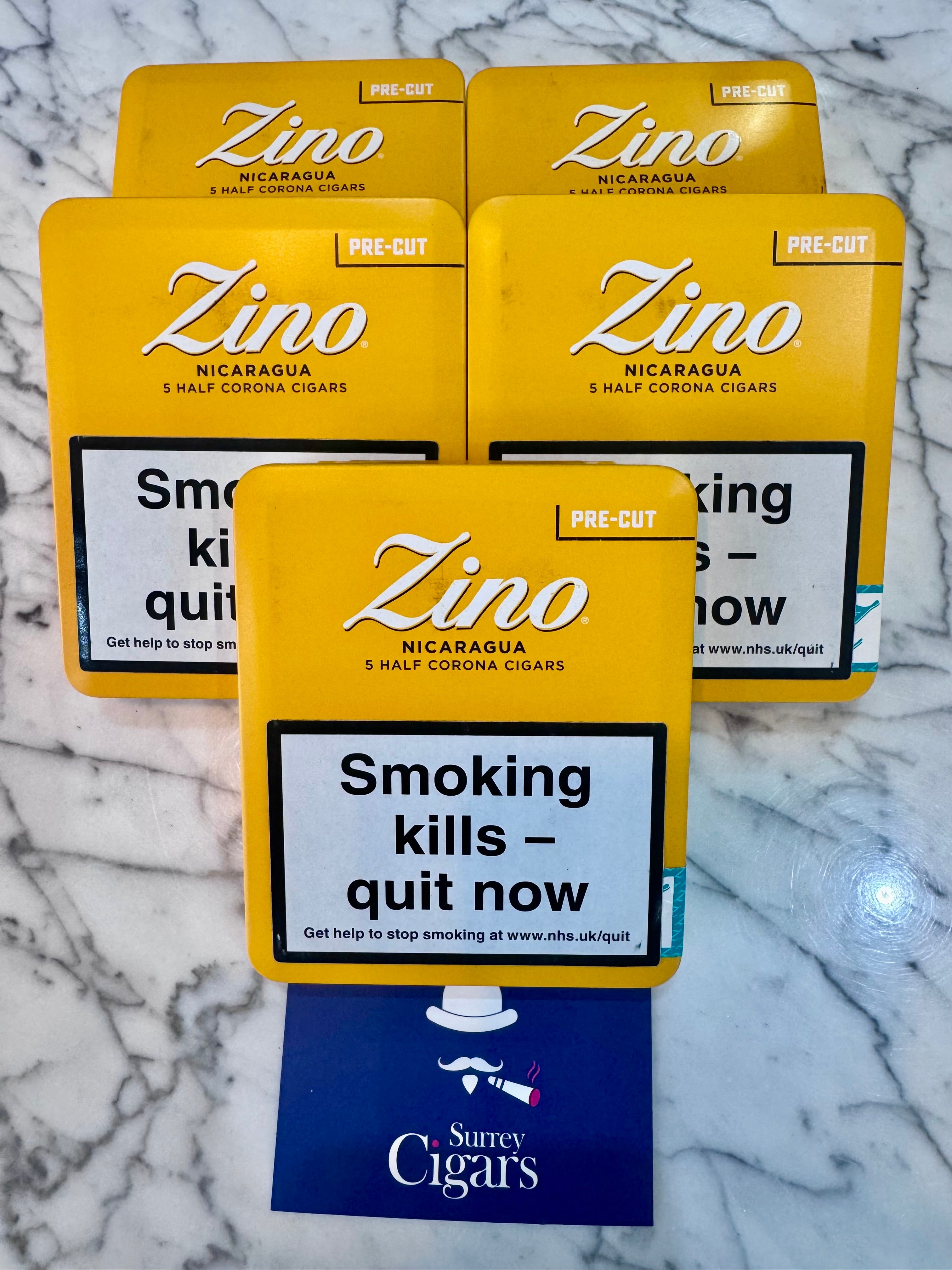 Zino Nicaragua Half Corona TIN of 5 Cigars   NEW IN STOCK