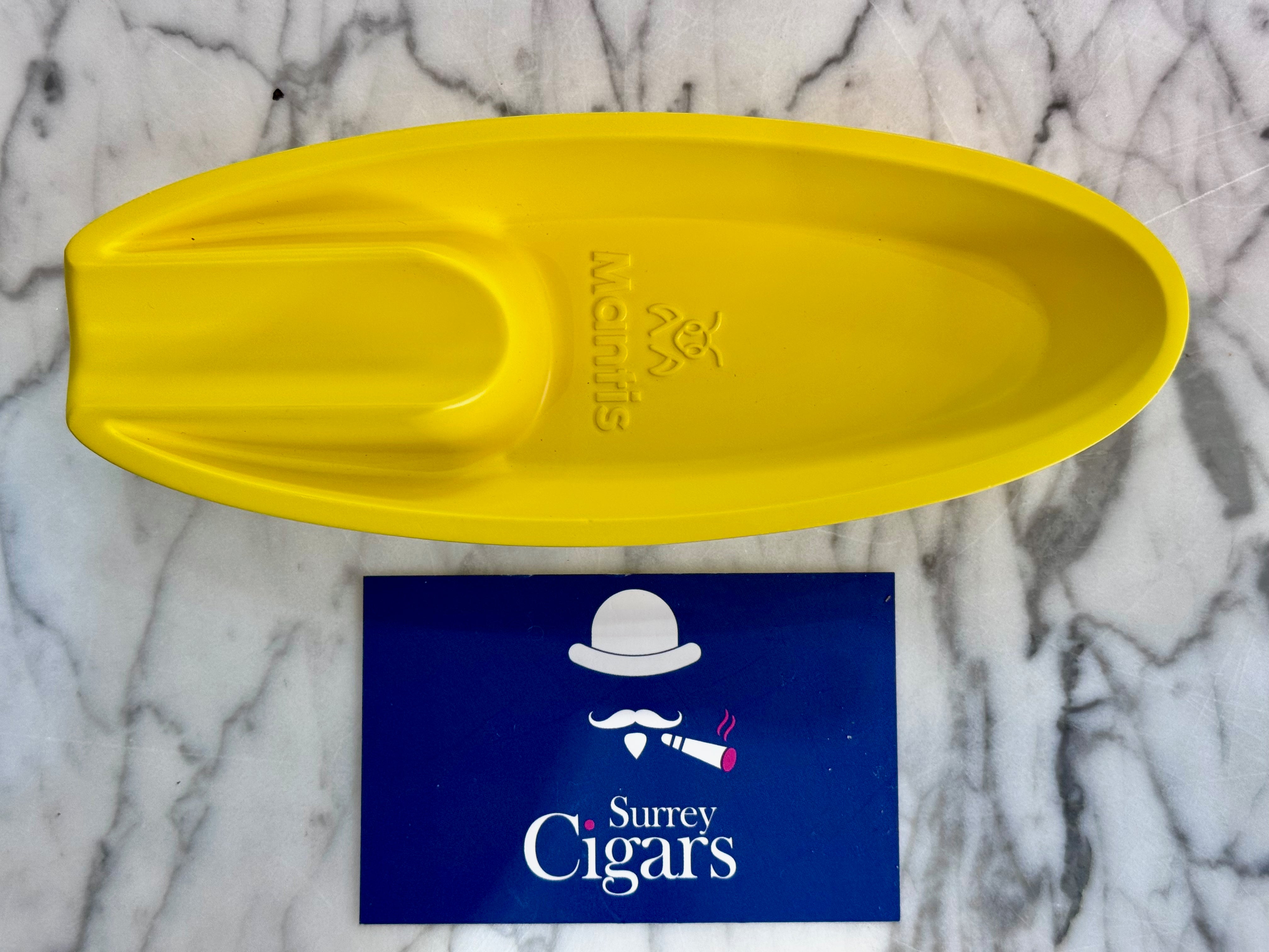 Mantis - Streamline - Metal and Ceramic Ashtray - Yellow