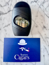 Mantis - Ovo - Triple Jet Flame Lighter and Cigar Punch Cutter - Black