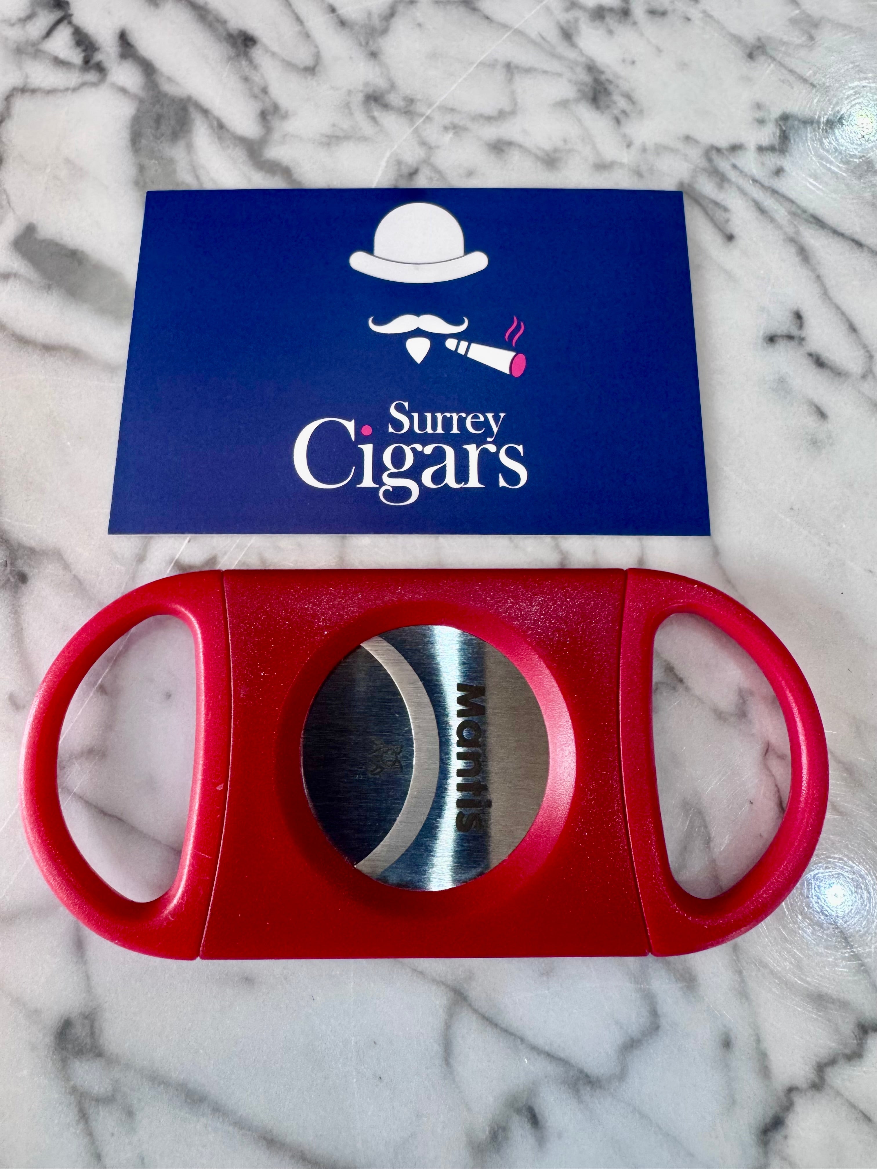 Mantis - Maxcut - Double Blade Straight Cigar Cutter - Red