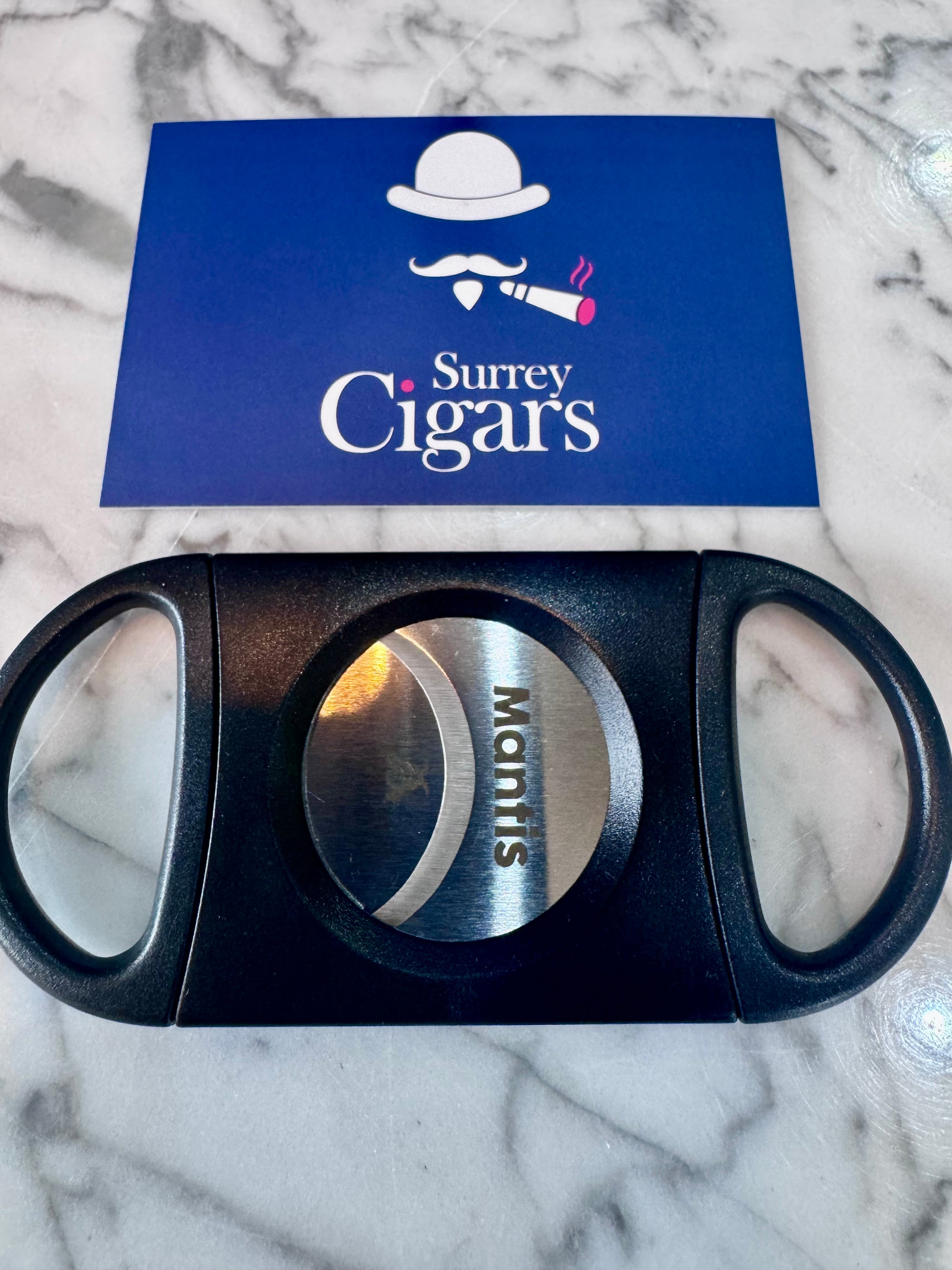 Mantis - Maxcut - Double Blade Straight Cigar Cutter - Black