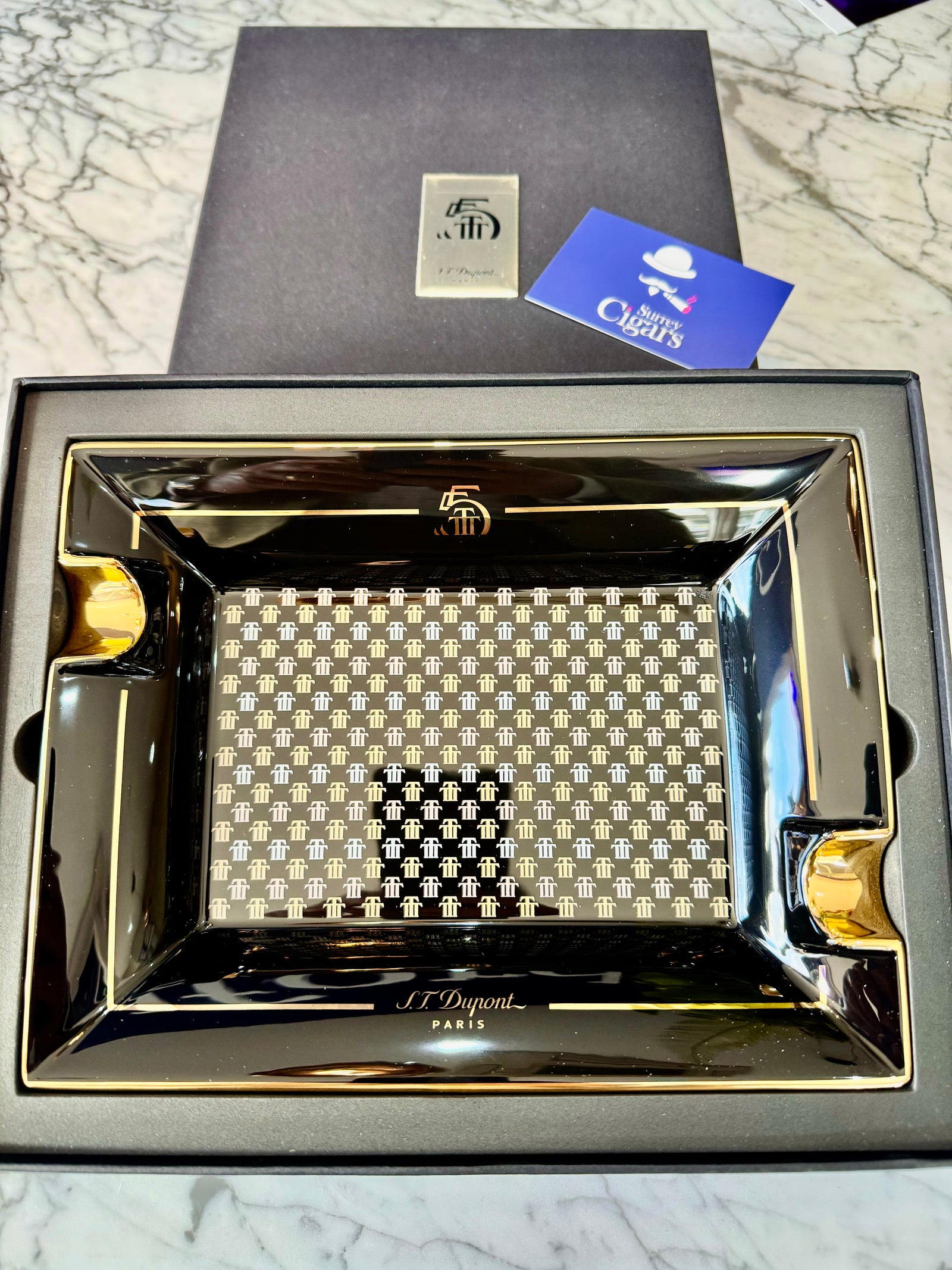 喫煙具・ライター S.T. DUPONT Trinidad 55th ashtray S.T. Dupont Trinidad 55th Anniversary Porcelain Cigar