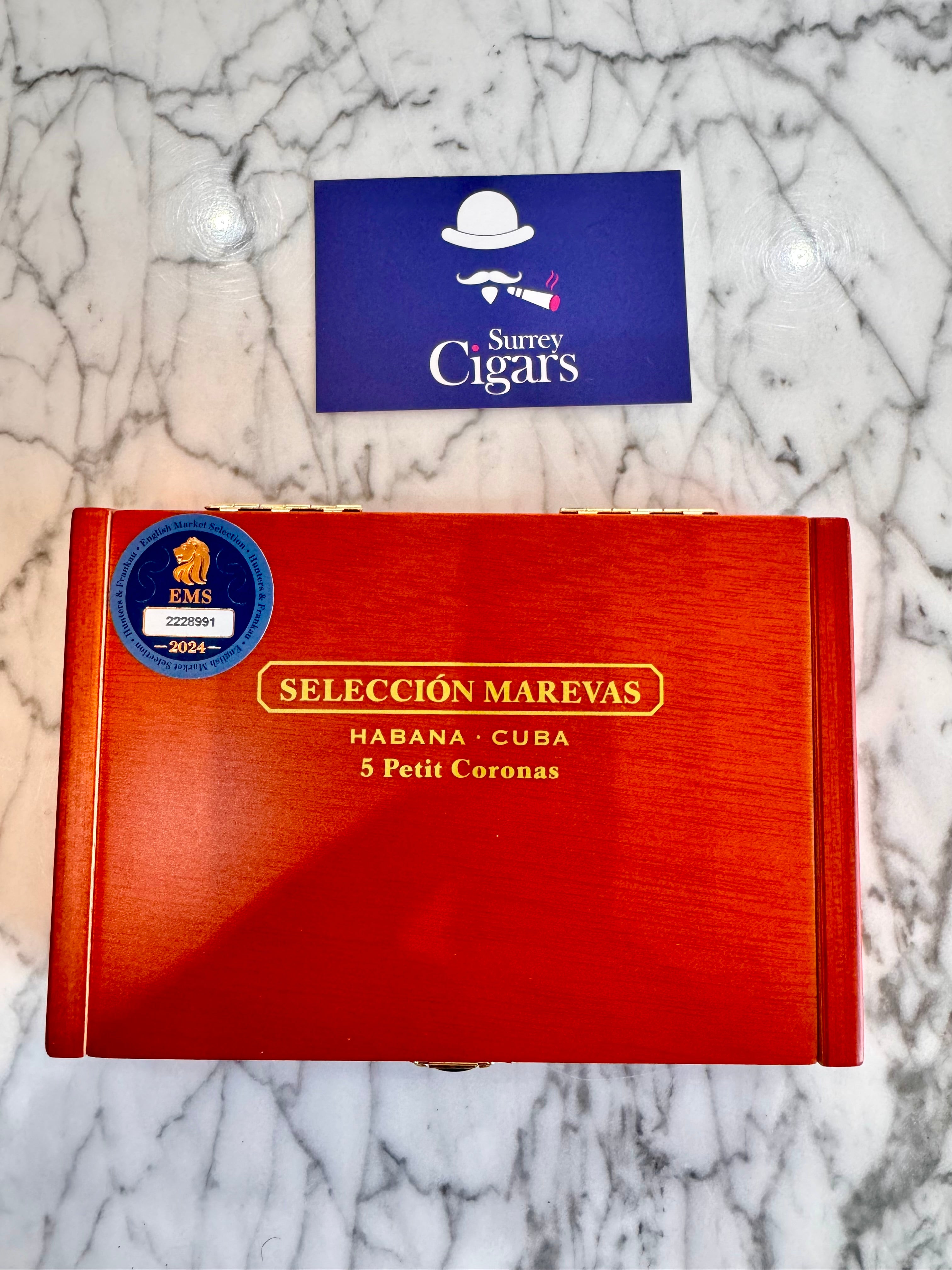 Seleccion Marevas – The Petit Corona Cuban Cigars - 5 Cuban Cigar Box set