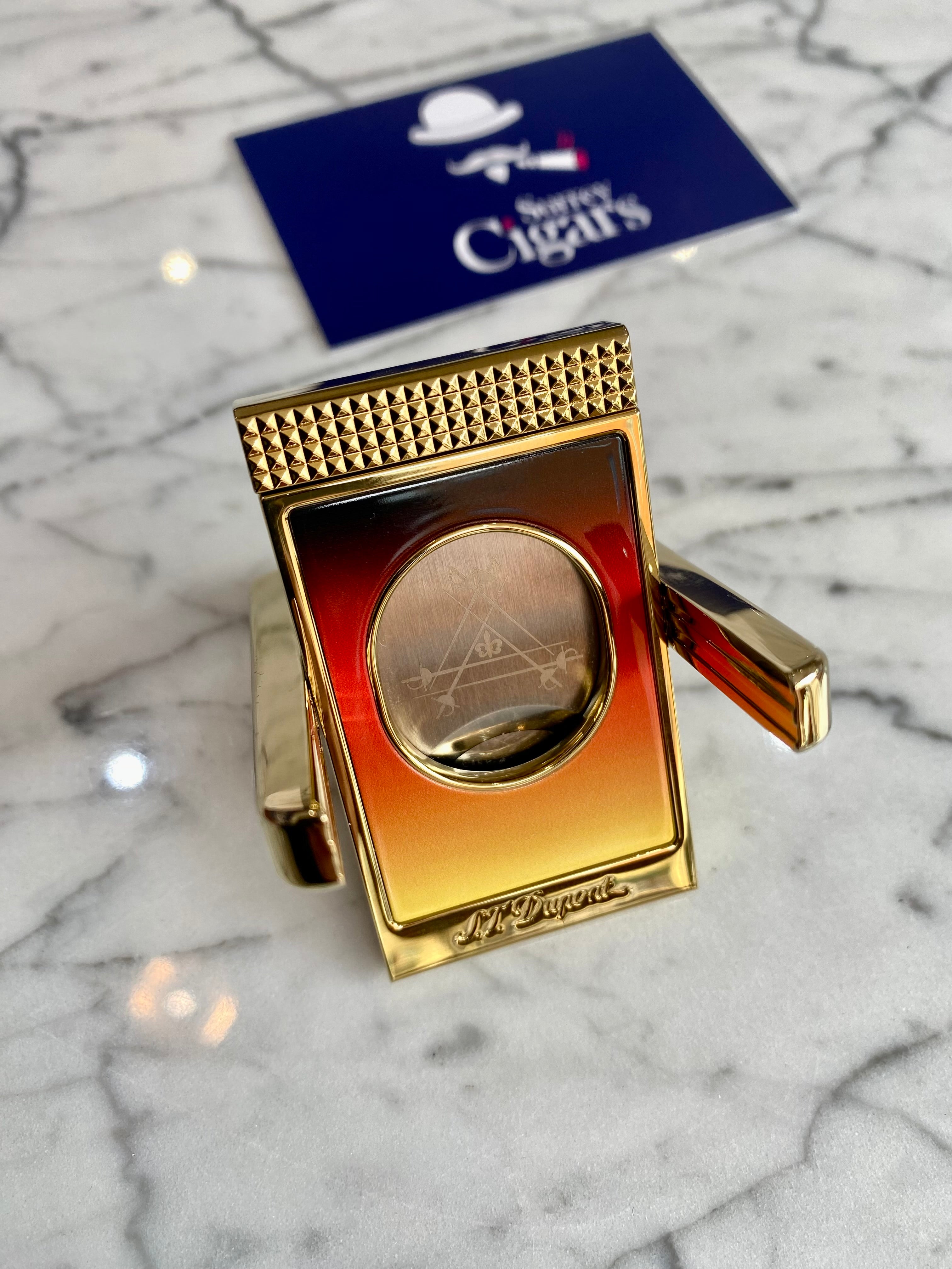 S.T. Dupont Montecristo Le Crepuscule Limited Edition Cigar Cutter Stand