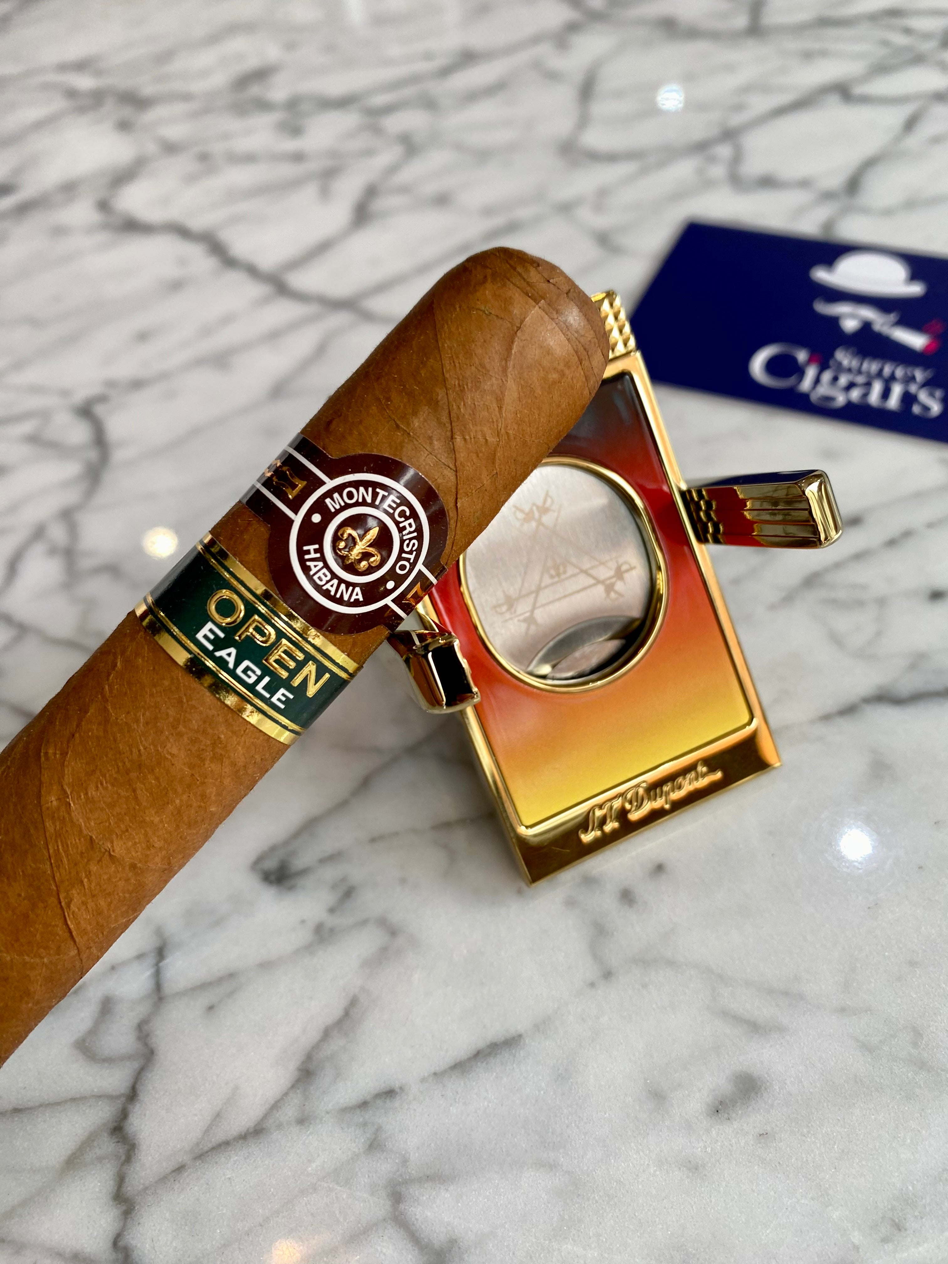 S.T. Dupont Montecristo Le Crepuscule Limited Edition Cigar Cutter Stand