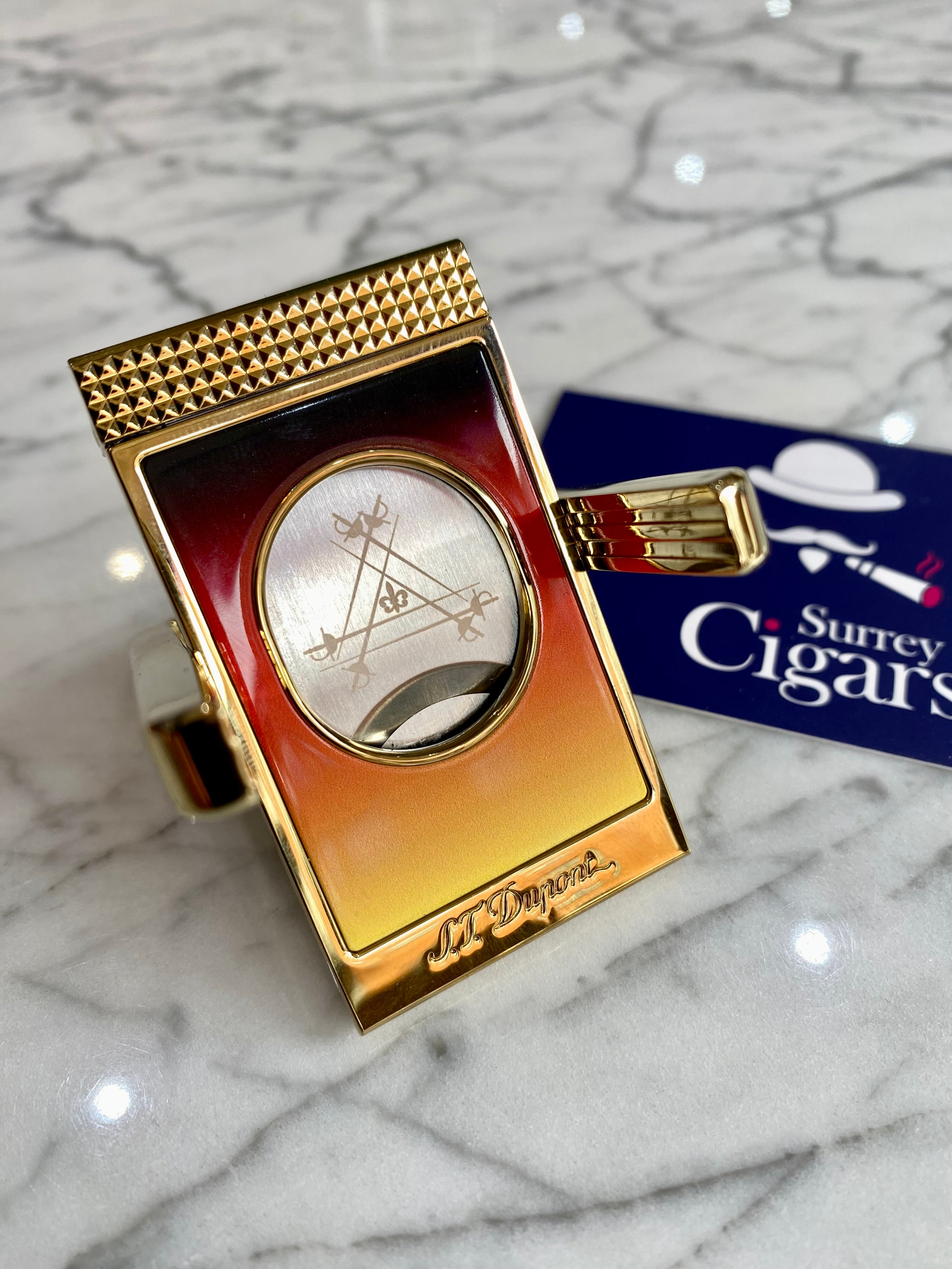 S.T. Dupont Montecristo Le Crepuscule Limited Edition Cigar Cutter Stand