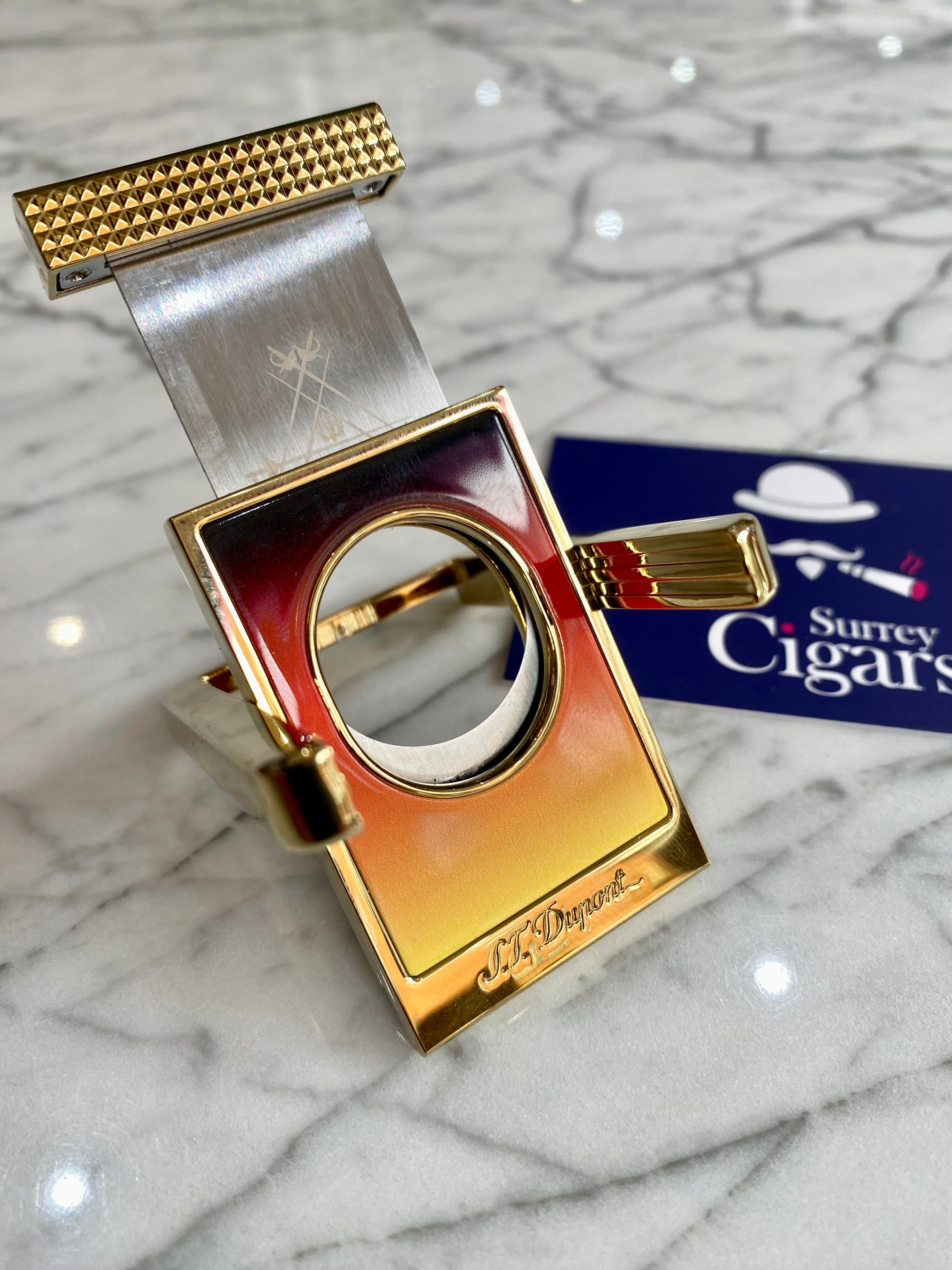 S.T. Dupont Montecristo Le Crepuscule Limited Edition Cigar Cutter Stand