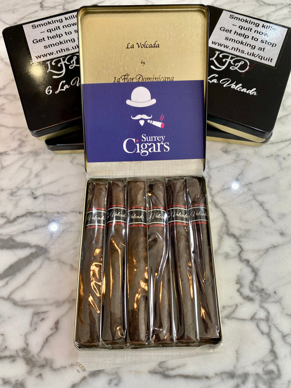 La Flor Dominicana La Volcada Petite - Tin of 6 Cigars