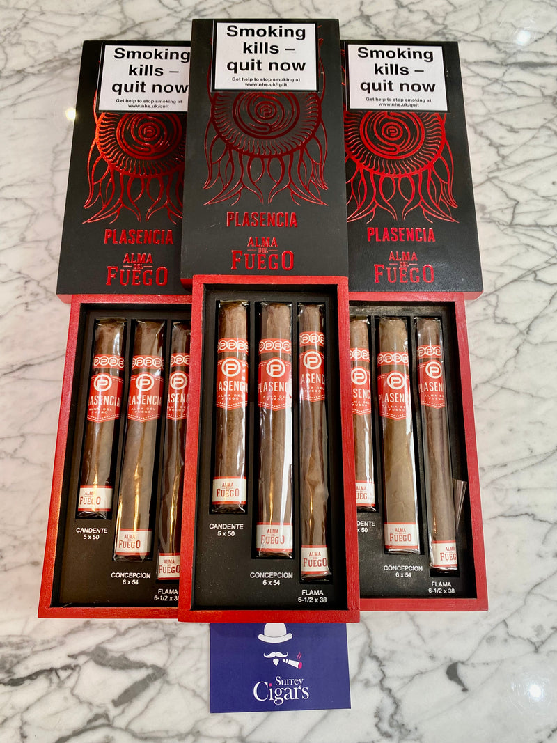 Plasencia Alma De Fuego-Sampler of 3 Cigars “Soul of Fire”