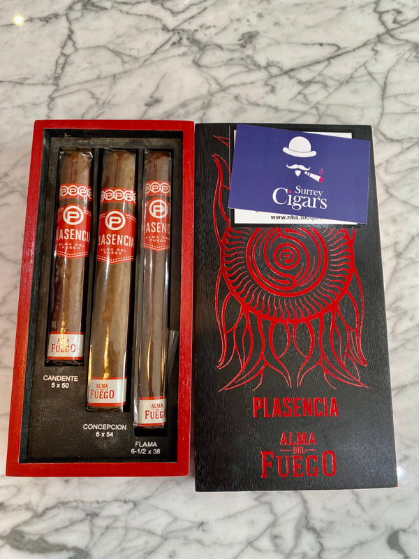 Plasencia Alma De Fuego-Sampler of 3 Cigars “Soul of Fire”