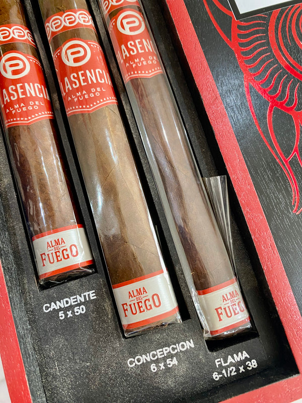 Plasencia Alma De Fuego-Sampler of 3 Cigars “Soul of Fire”