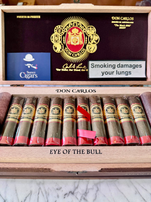 Arturo Fuente - Don Carlos Edicion De Aniversario "The Man's 80th"  Eye of the Bull