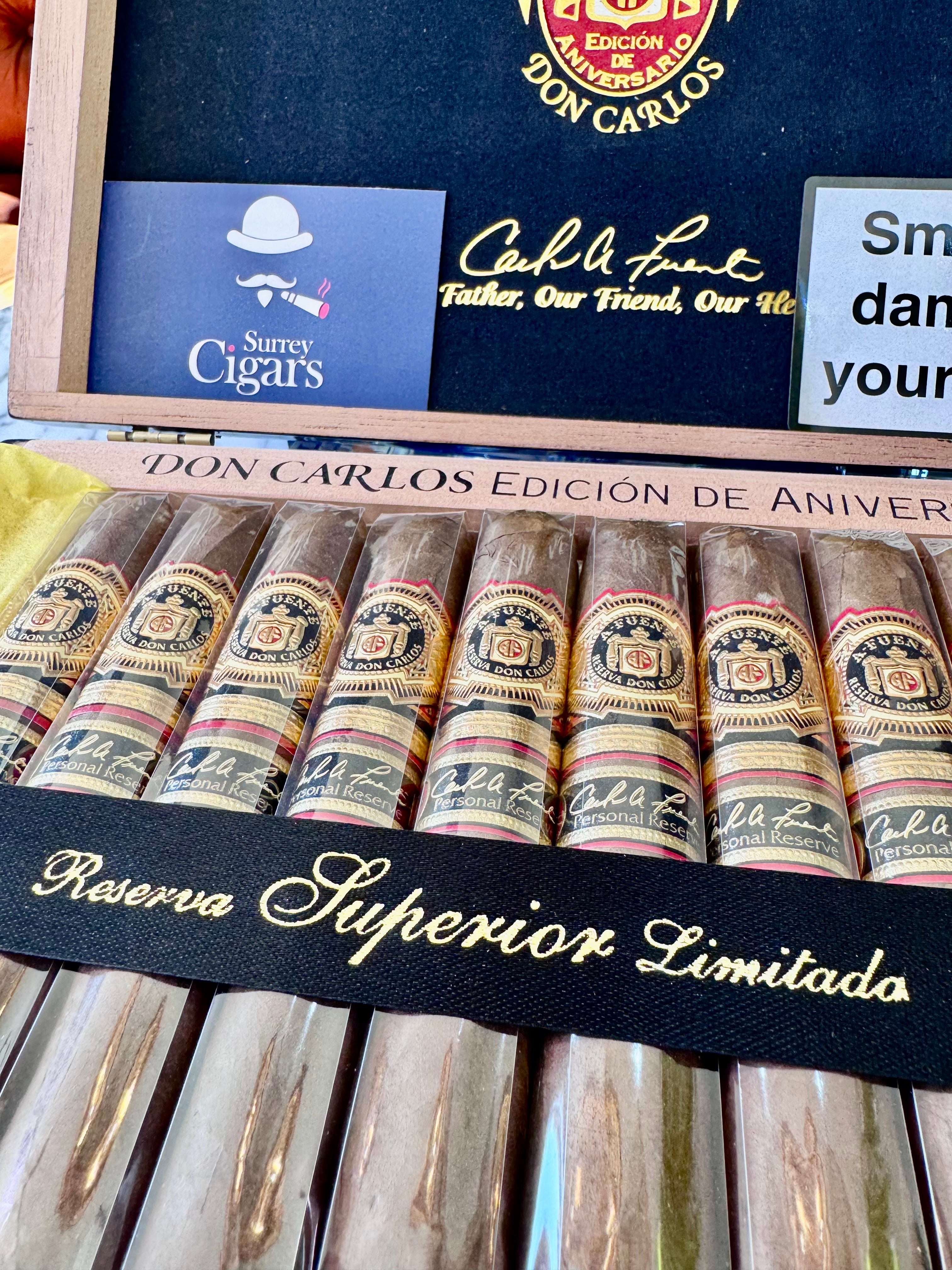 Arturo Fuente - Don Carlos Edicion De Aniversario "The Man's 80th" Personal Reserve
