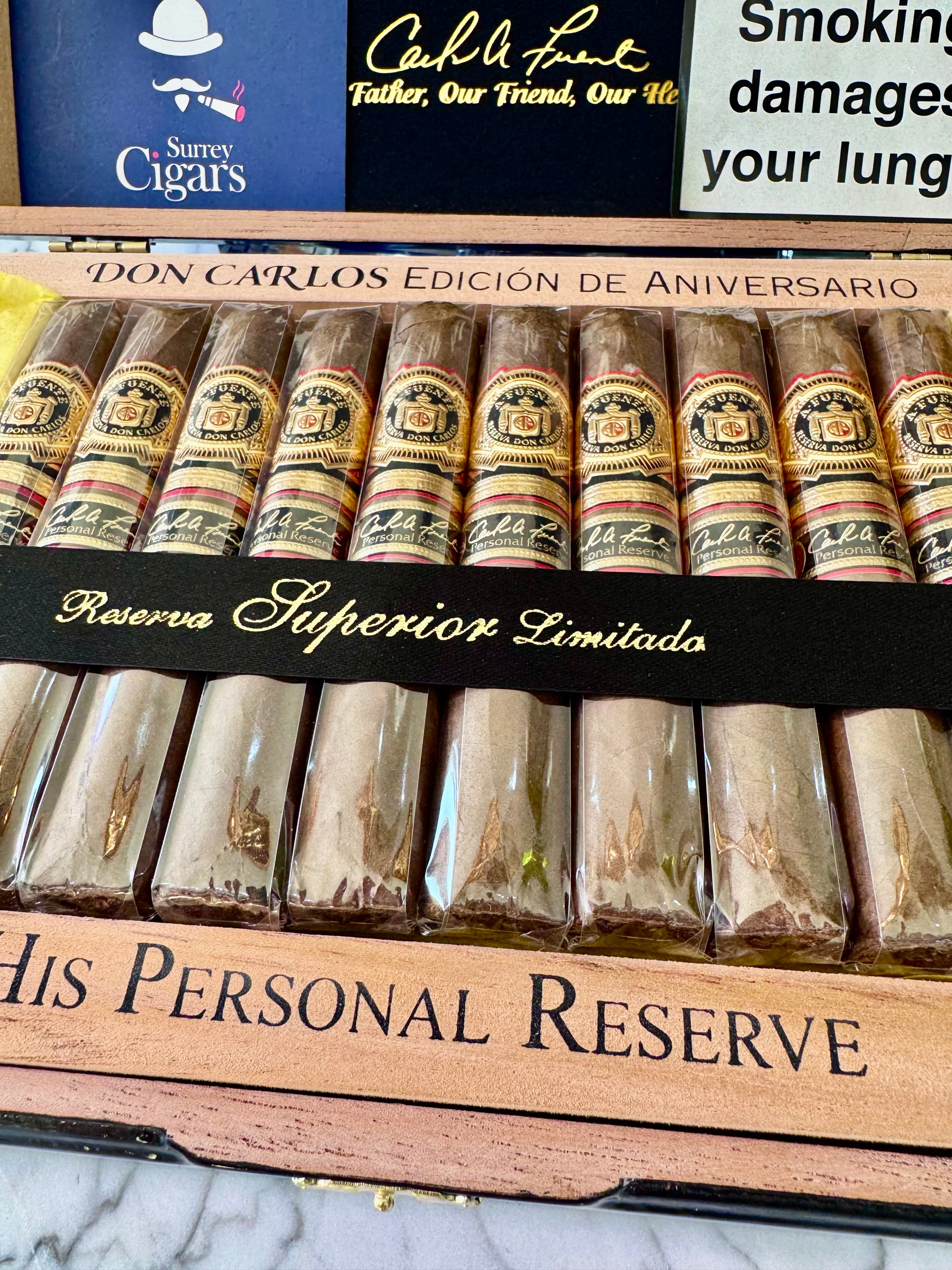Arturo Fuente - Don Carlos Edicion De Aniversario "The Man's 80th" Personal Reserve