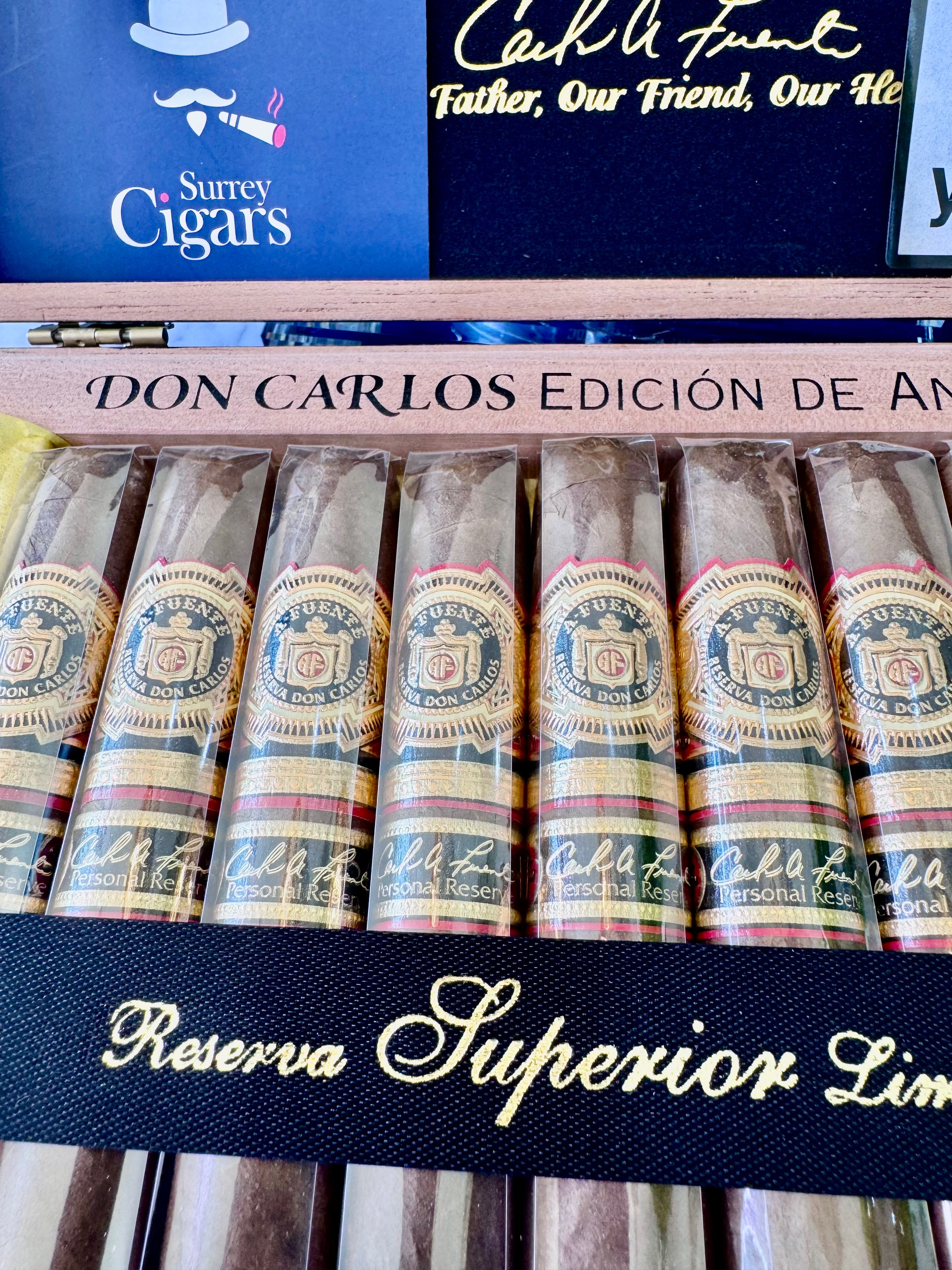 Arturo Fuente - Don Carlos Edicion De Aniversario "The Man's 80th" Personal Reserve
