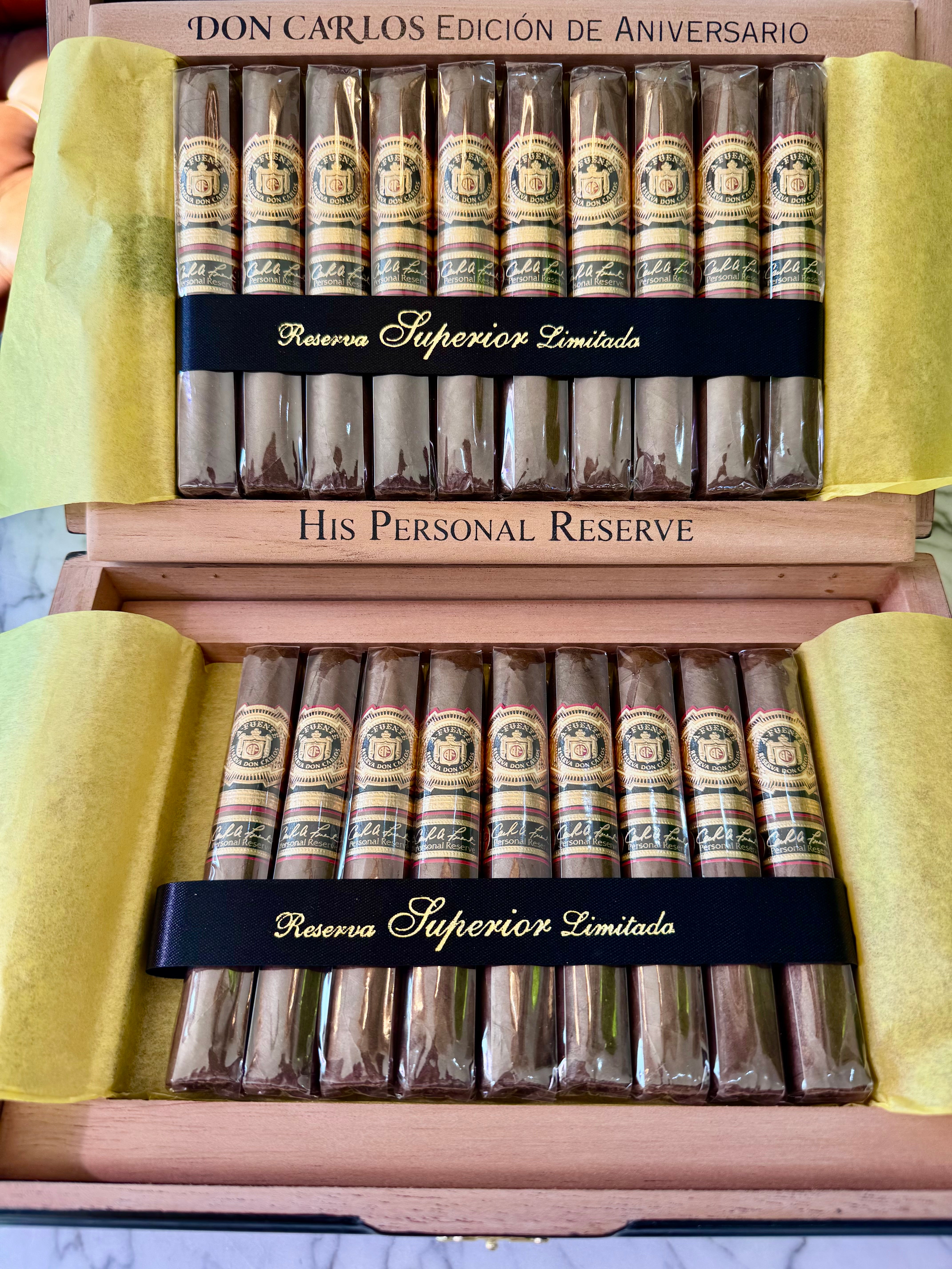 Arturo Fuente - Don Carlos Edicion De Aniversario "The Man's 80th" Personal Reserve
