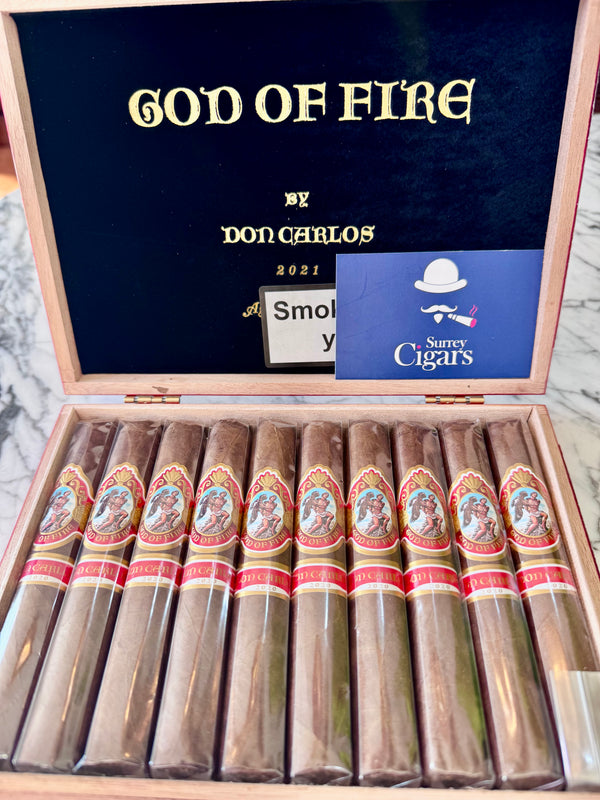 Arturo Fuente - Don Carlos Limited Edition 2024 God of Fire Robusto (1 of 420 Boxes worldwide)