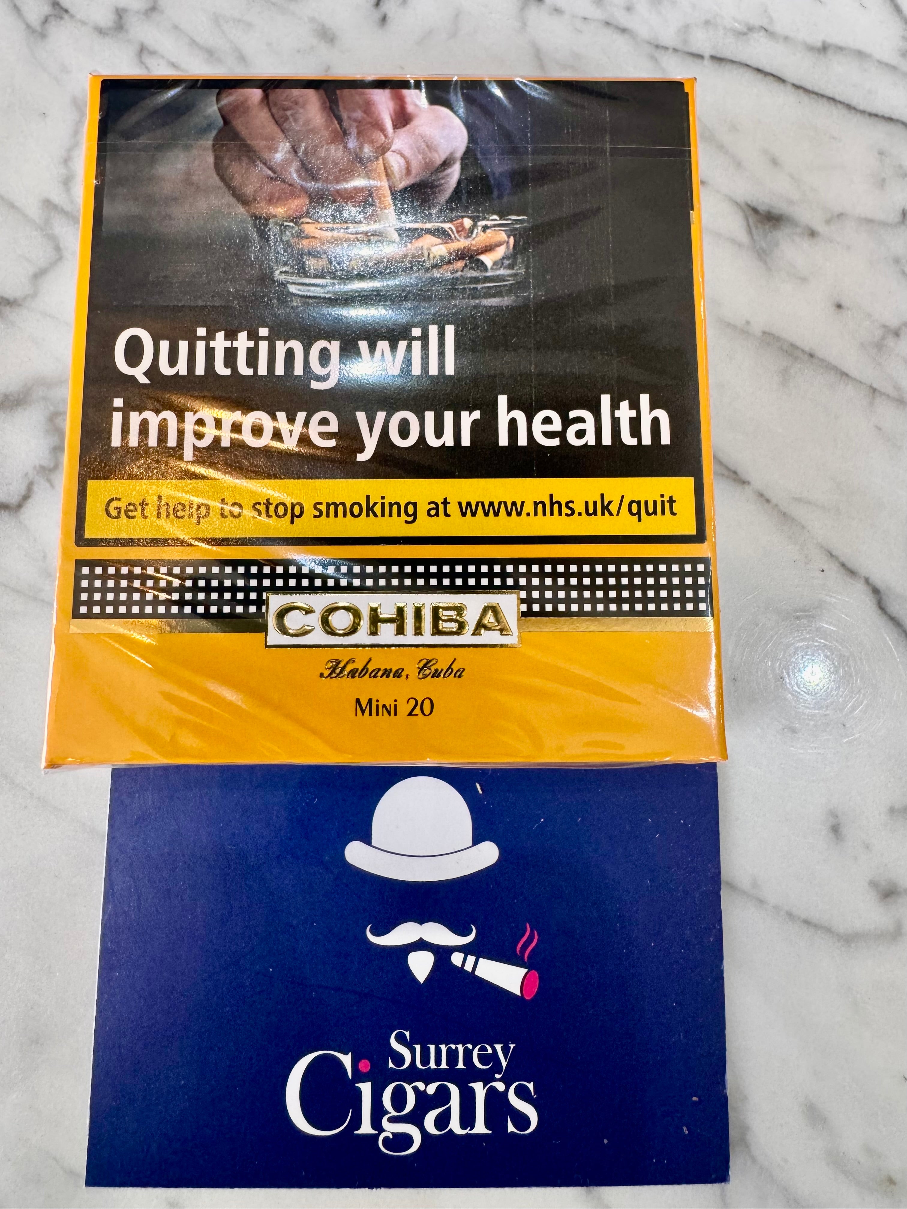 Cohiba Mini 20 Cigarillos - Pack of 20