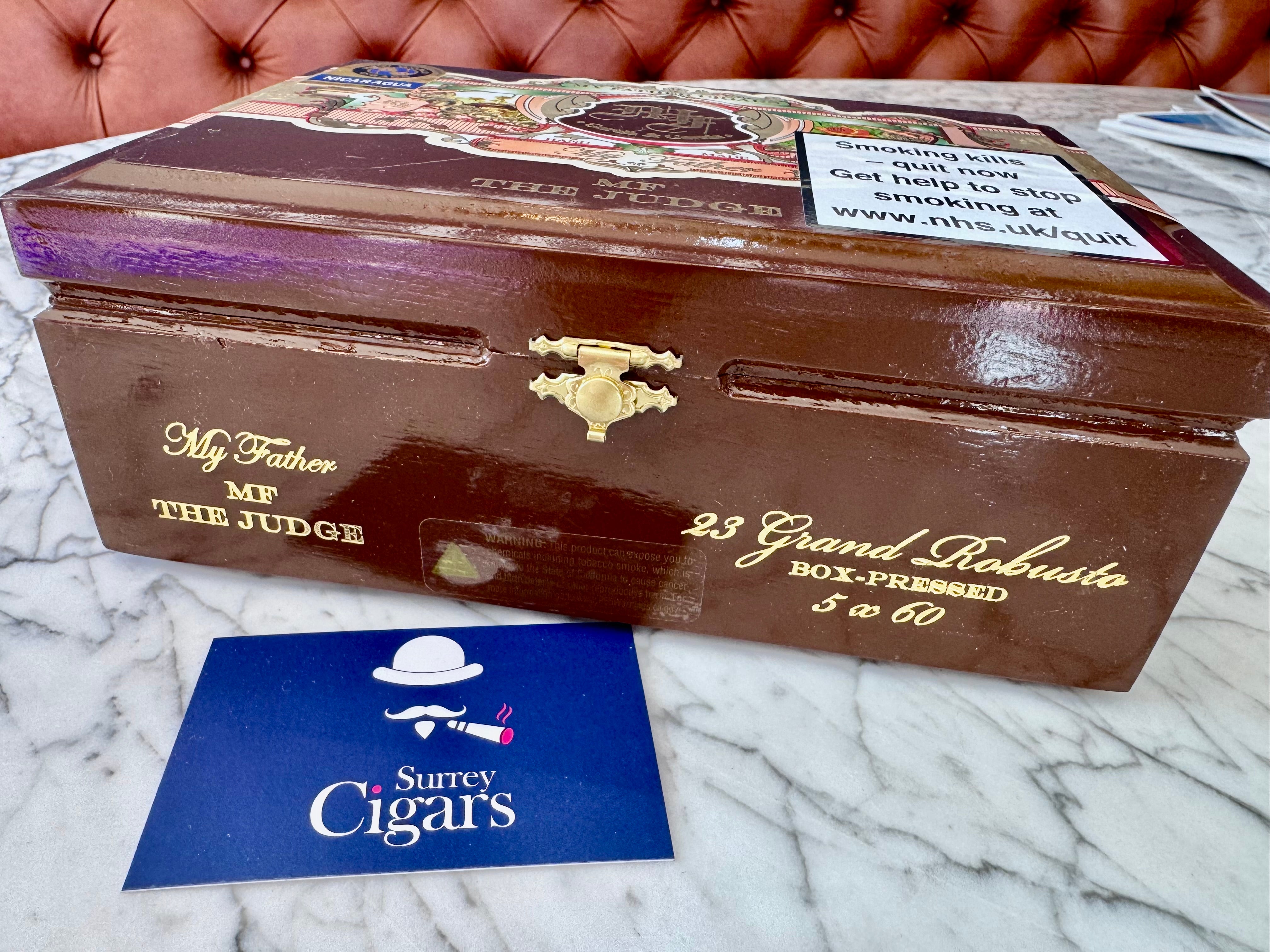 My Father The Judge Grand Robusto Box Pressed #1 Cigar of the Year 2024 by the Cigar Aficionado
