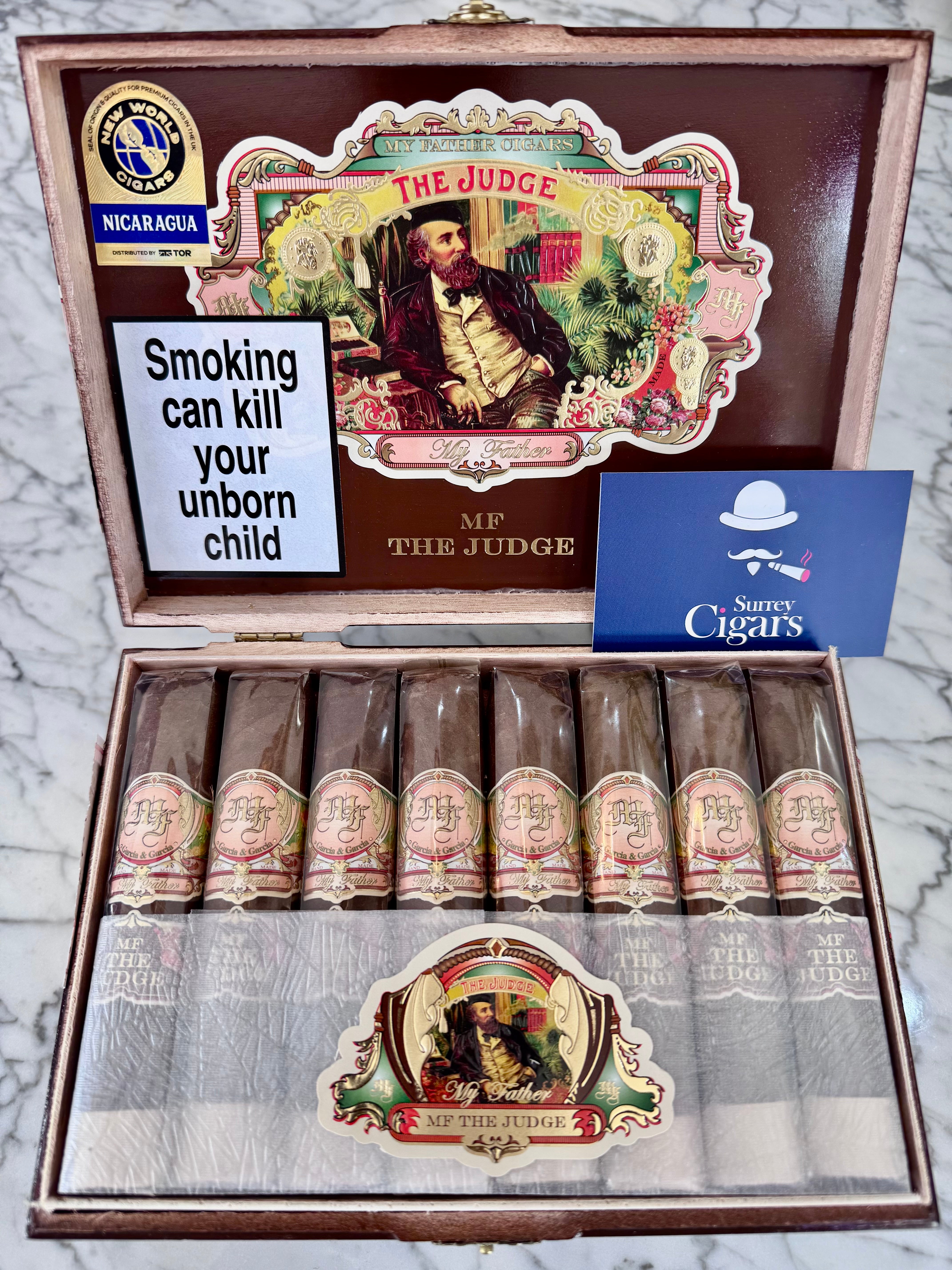 My Father The Judge Grand Robusto Box Pressed #1 Cigar of the Year 2024 by the Cigar Aficionado