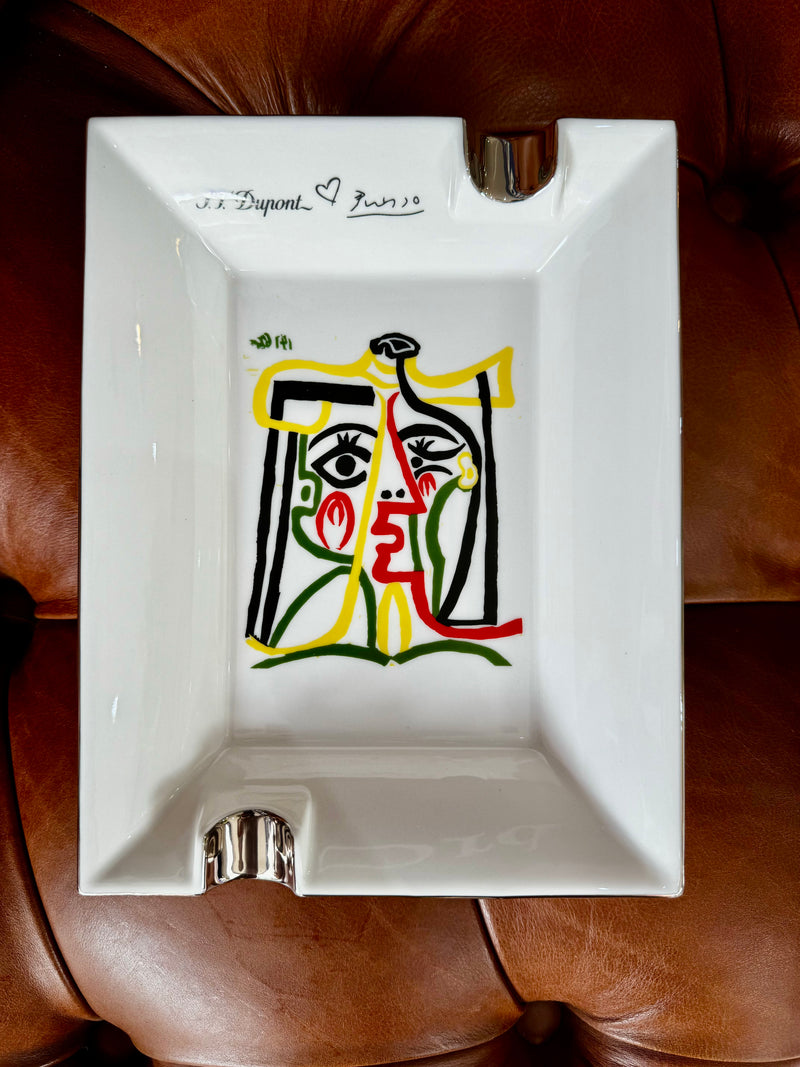 S.T. Dupont Limited Edition Picasso "Portrait of Jacqueline with Straw Hat" Ashtray In Stock
