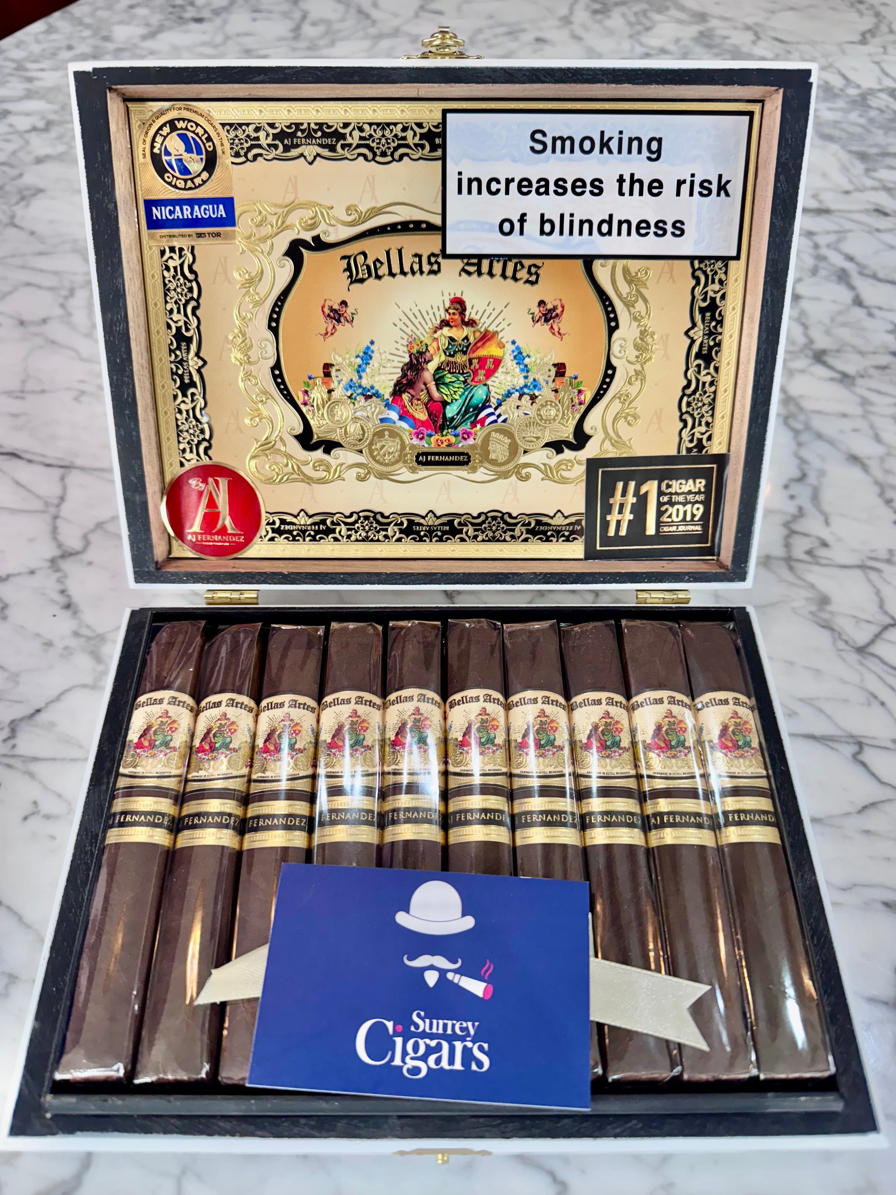 AJ Fernandez Bellas Artes Maduro Robusto  NEW  #1 CIGAR OF THE YEAR 2019