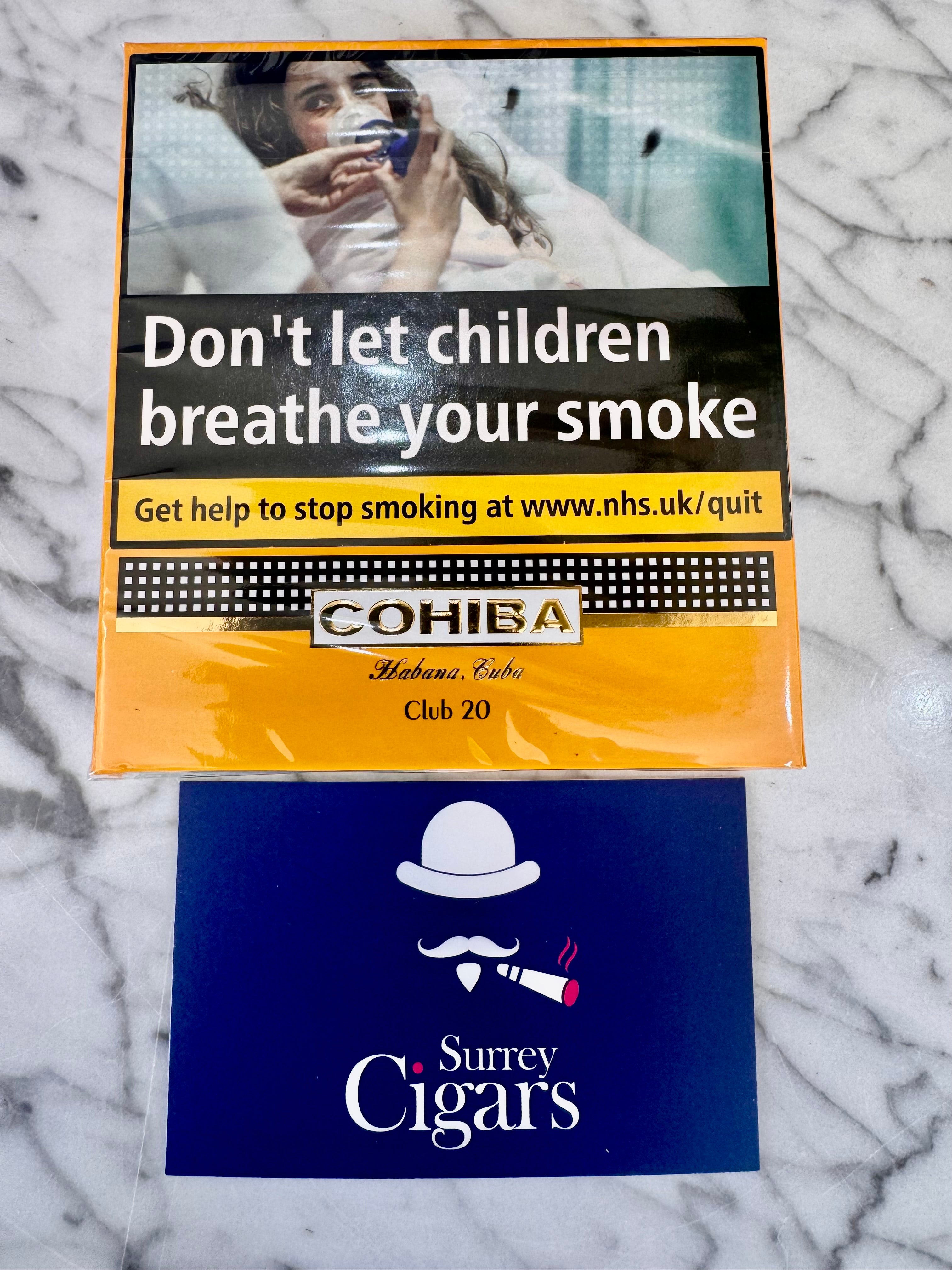 Cohiba Yellow Club 20 Cigarillos