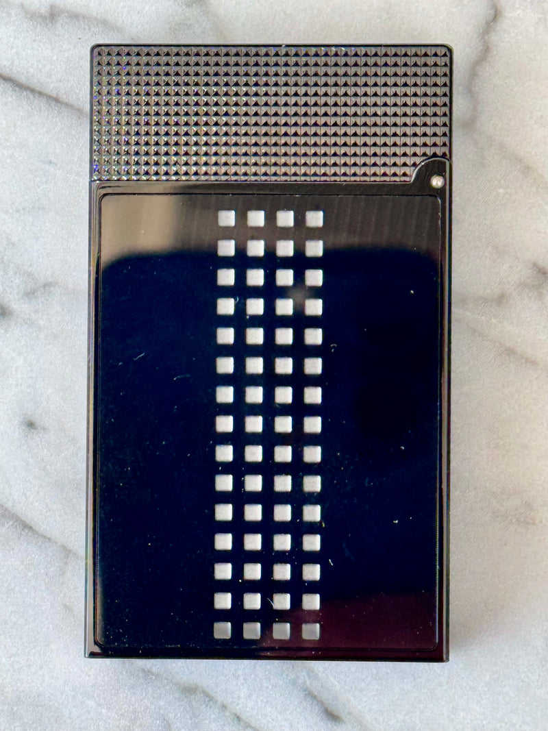 ST Dupont Ligne Cohiba Behike 2 Double flame,   Lacquered lighter Cohiba Behike black C16003CL