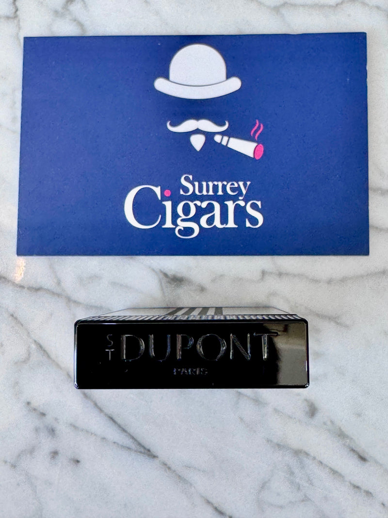 ST Dupont Ligne Cohiba Behike 2 Double flame,   Lacquered lighter Cohiba Behike black C16003CL