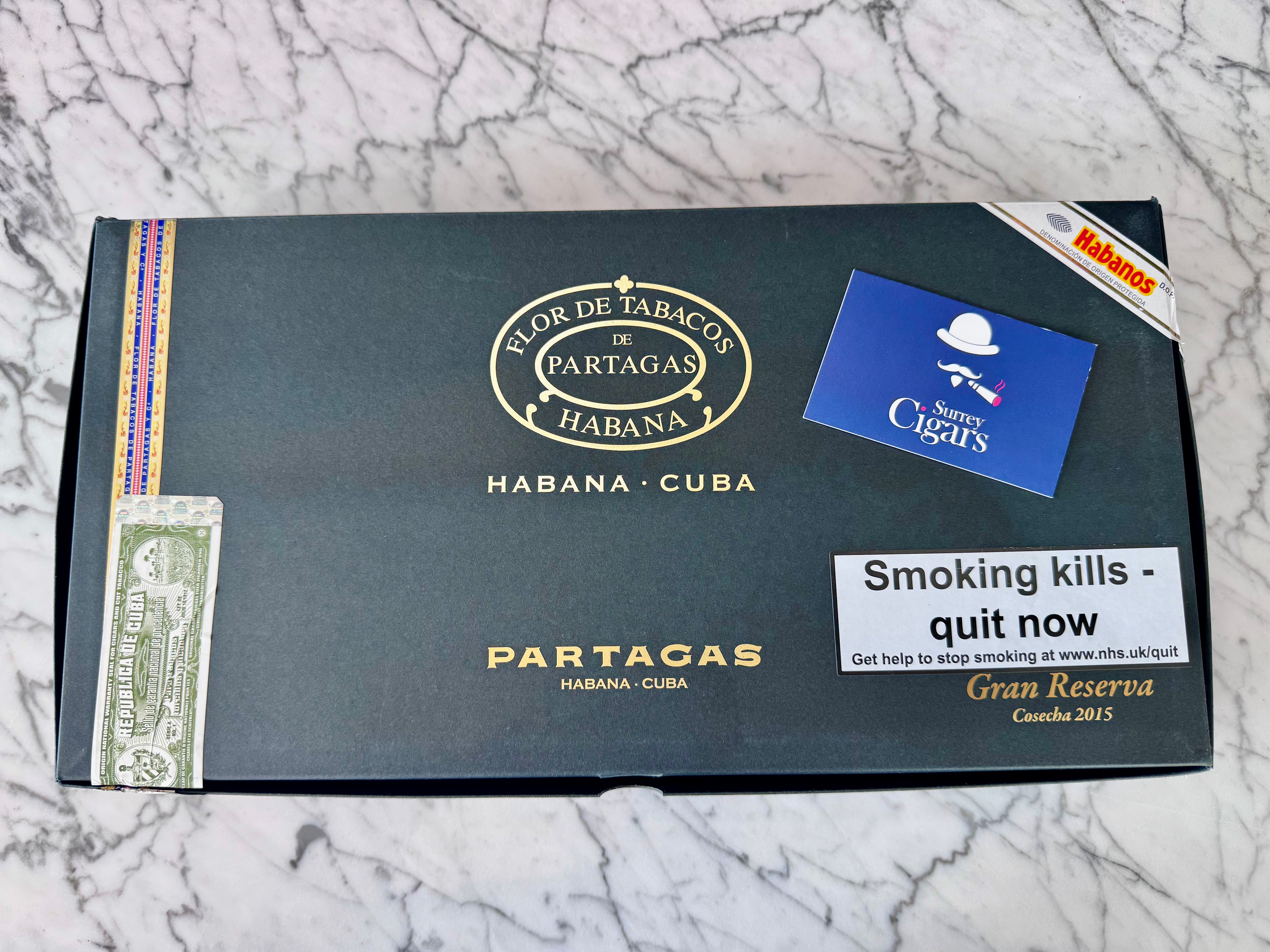 Partagas Serie E No.2 Gran Reserva Cosecha 2015 Cigar – Box of 15 (No. 4883 / 5000)  IN STOCK