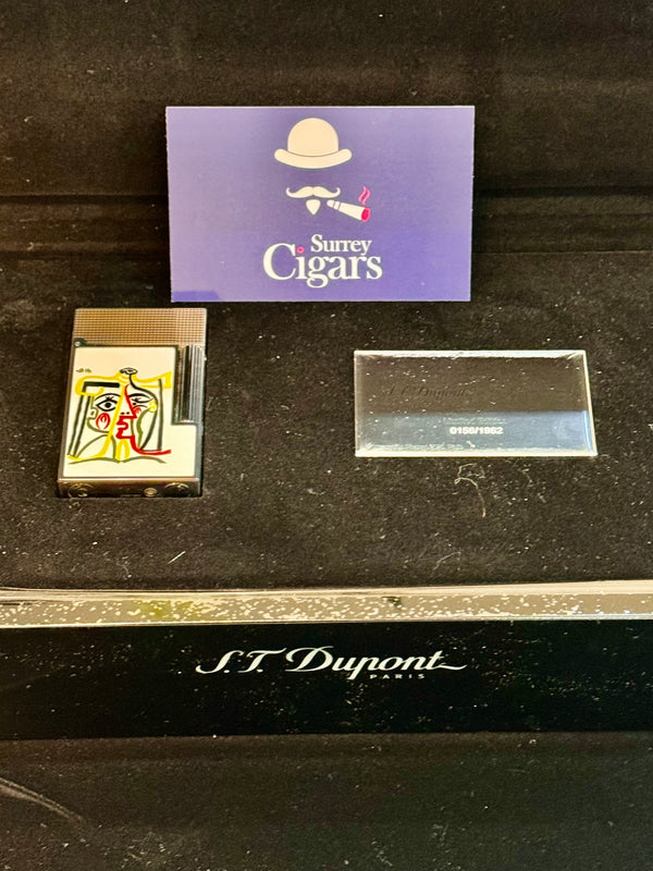 S.T. Dupont Ligne-2 Picasso "Portrait of Jacqueline with Straw Hat" Limited Edition Lighter (No. 0156/1962)