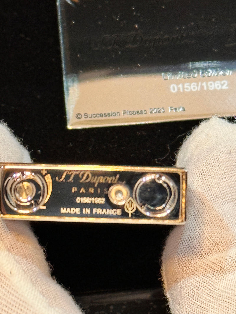 S.T. Dupont Ligne-2 Picasso "Portrait of Jacqueline with Straw Hat" Limited Edition Lighter (No. 0156/1962)