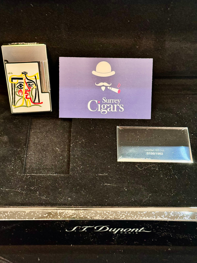 S.T. Dupont Ligne-2 Picasso "Portrait of Jacqueline with Straw Hat" Limited Edition Lighter (No. 0156/1962)