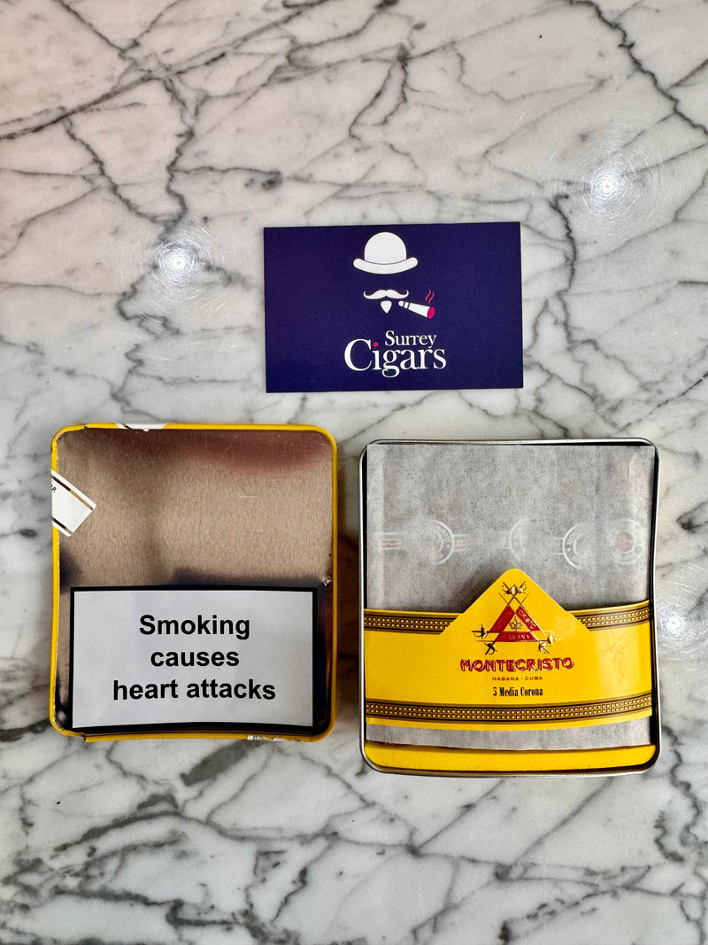 Montecristo Media Corona - A Tins of 5 Cigars