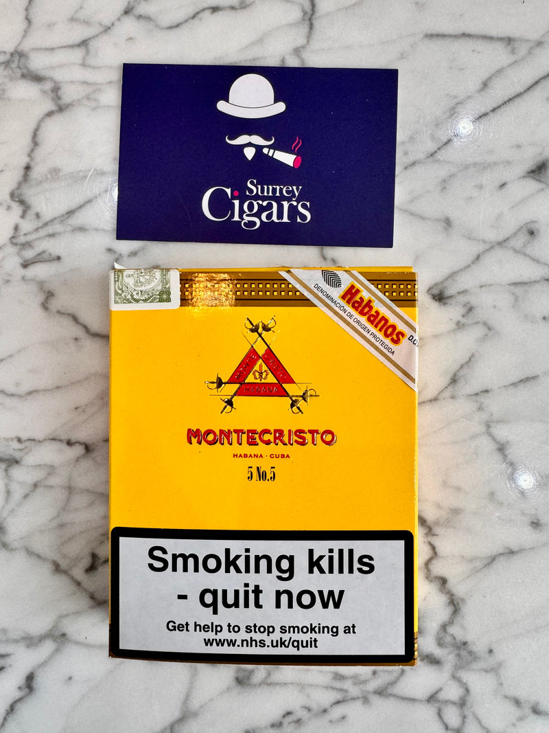 Montecristo No.5 A Pack of 5 Cigars