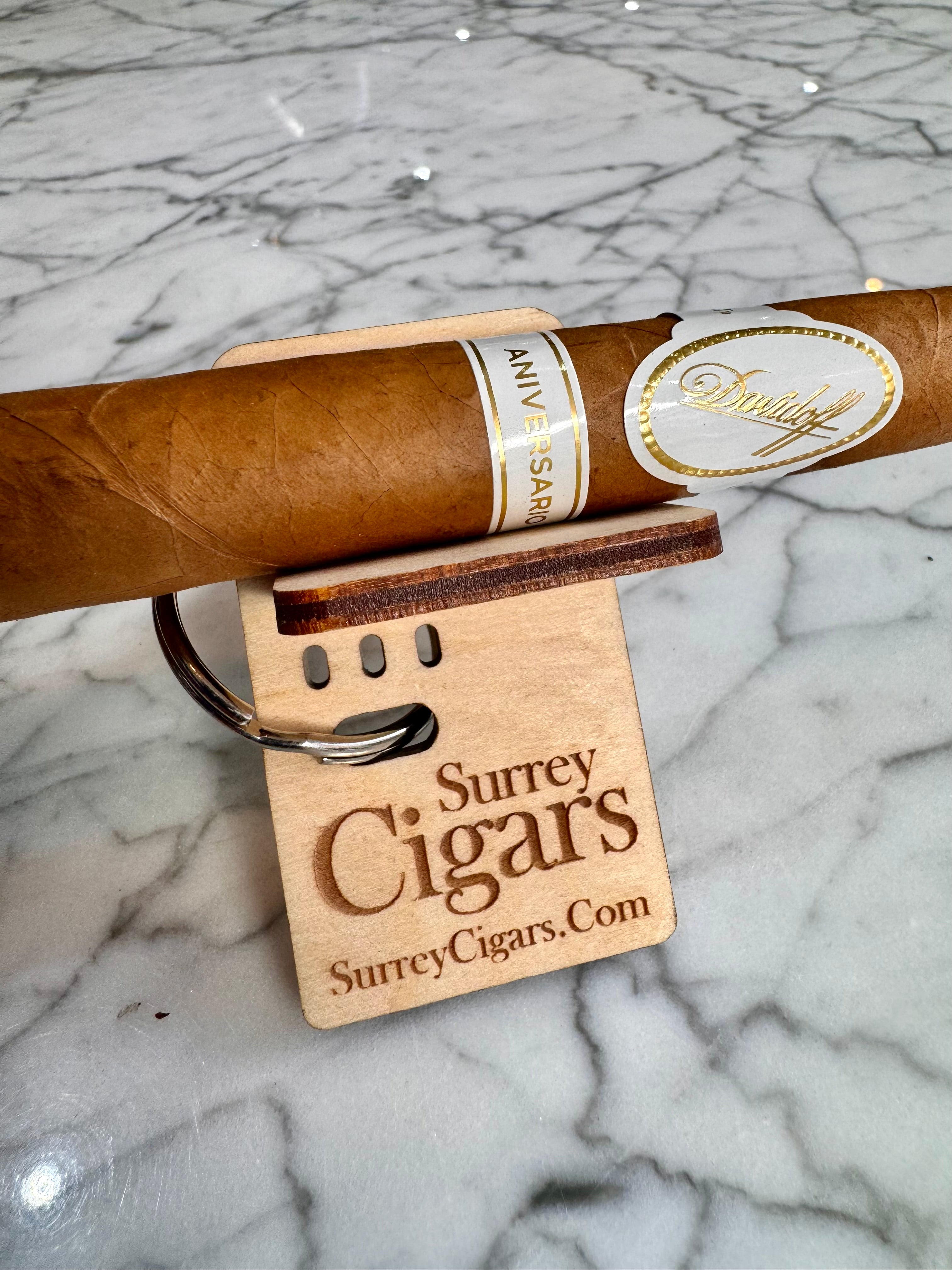 Wooden Cigar Stand Key Ring