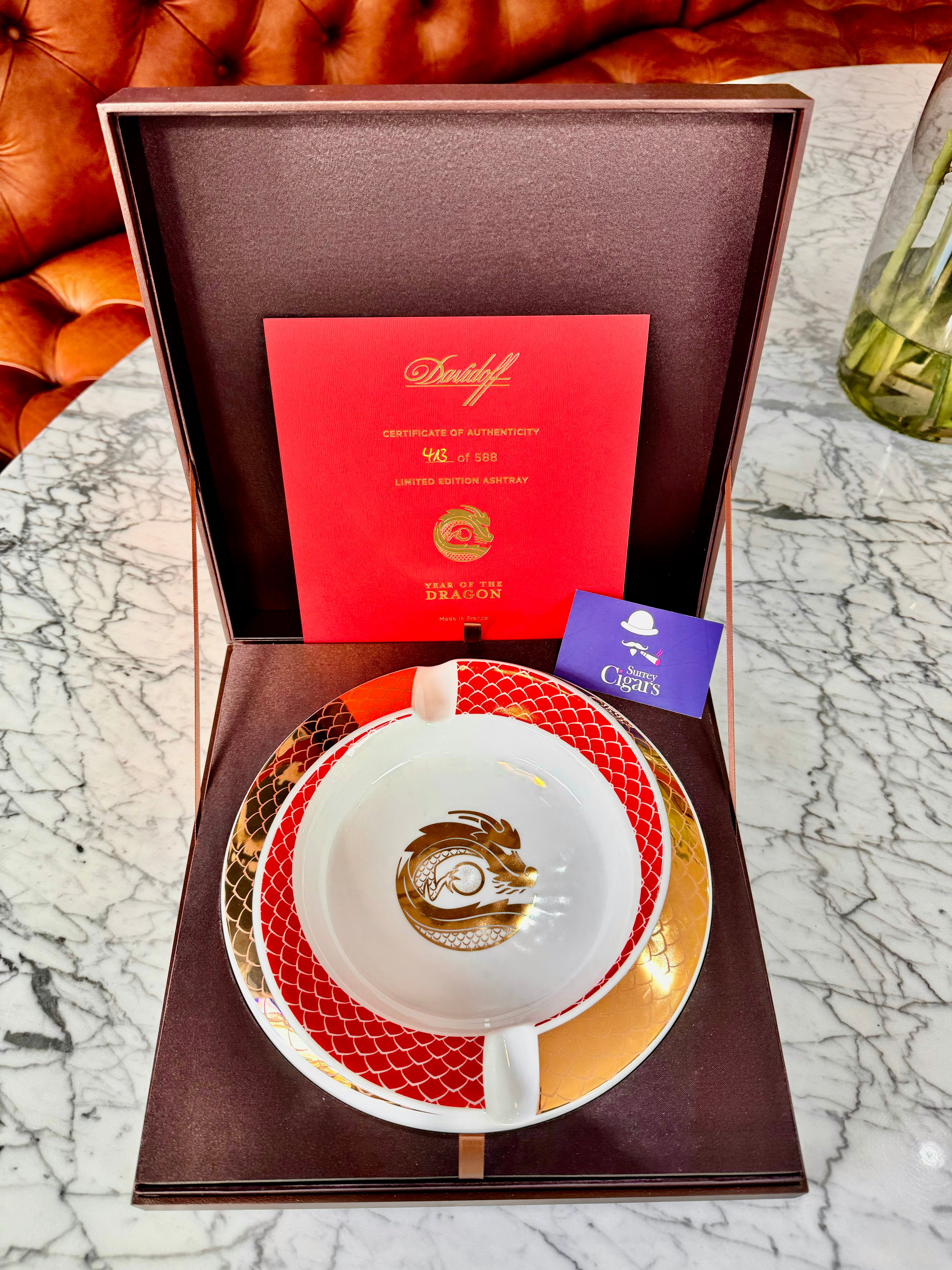 Davidoff Year of the Dragon Limited Edition 2024 Ashtray (No.413/588)